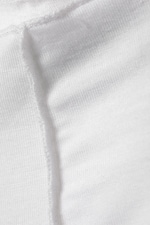 Weiß - Weiches Oberteil mit Stehkragen - 1