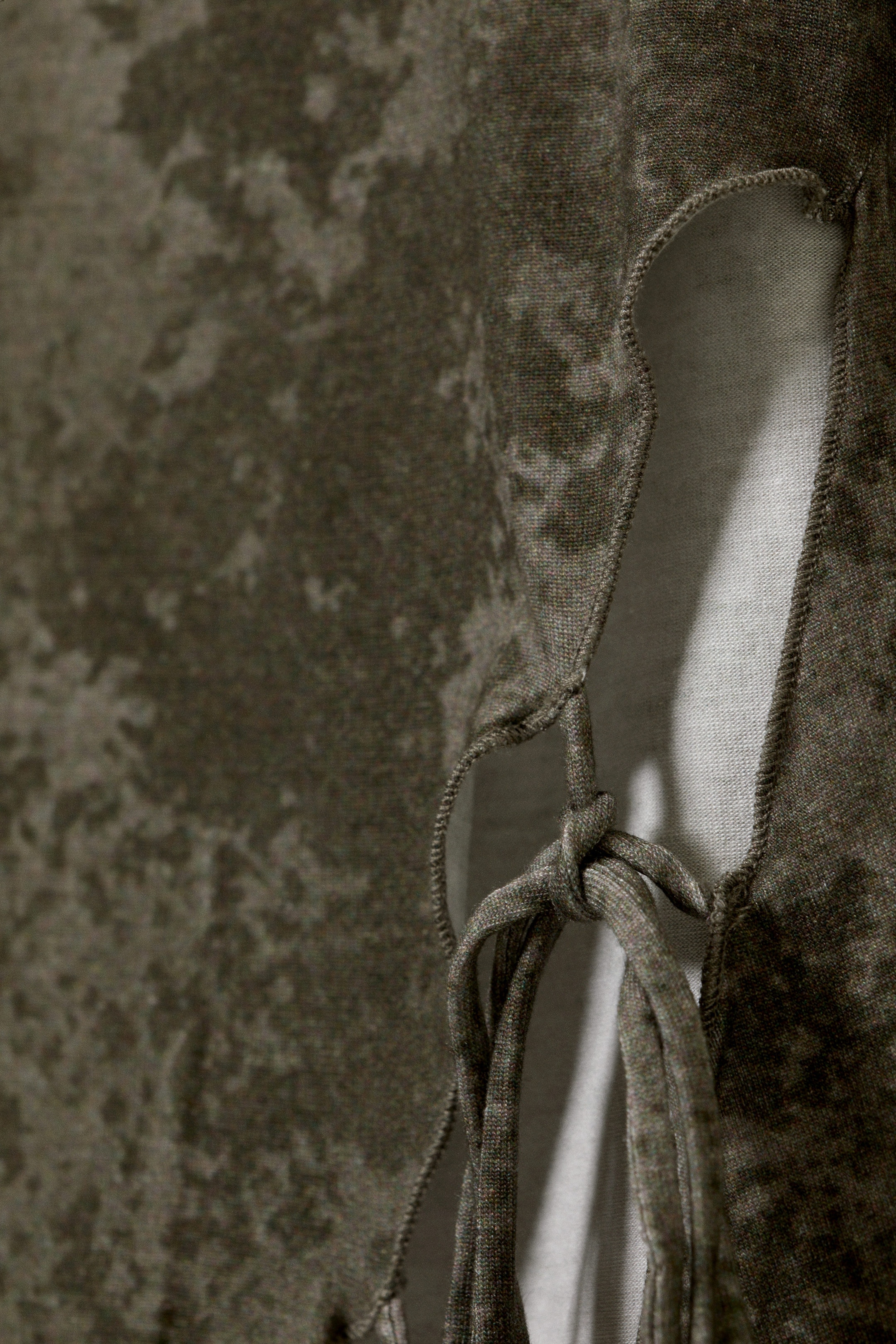 Taupe - Smoked Granite - Side Tie Top - 1