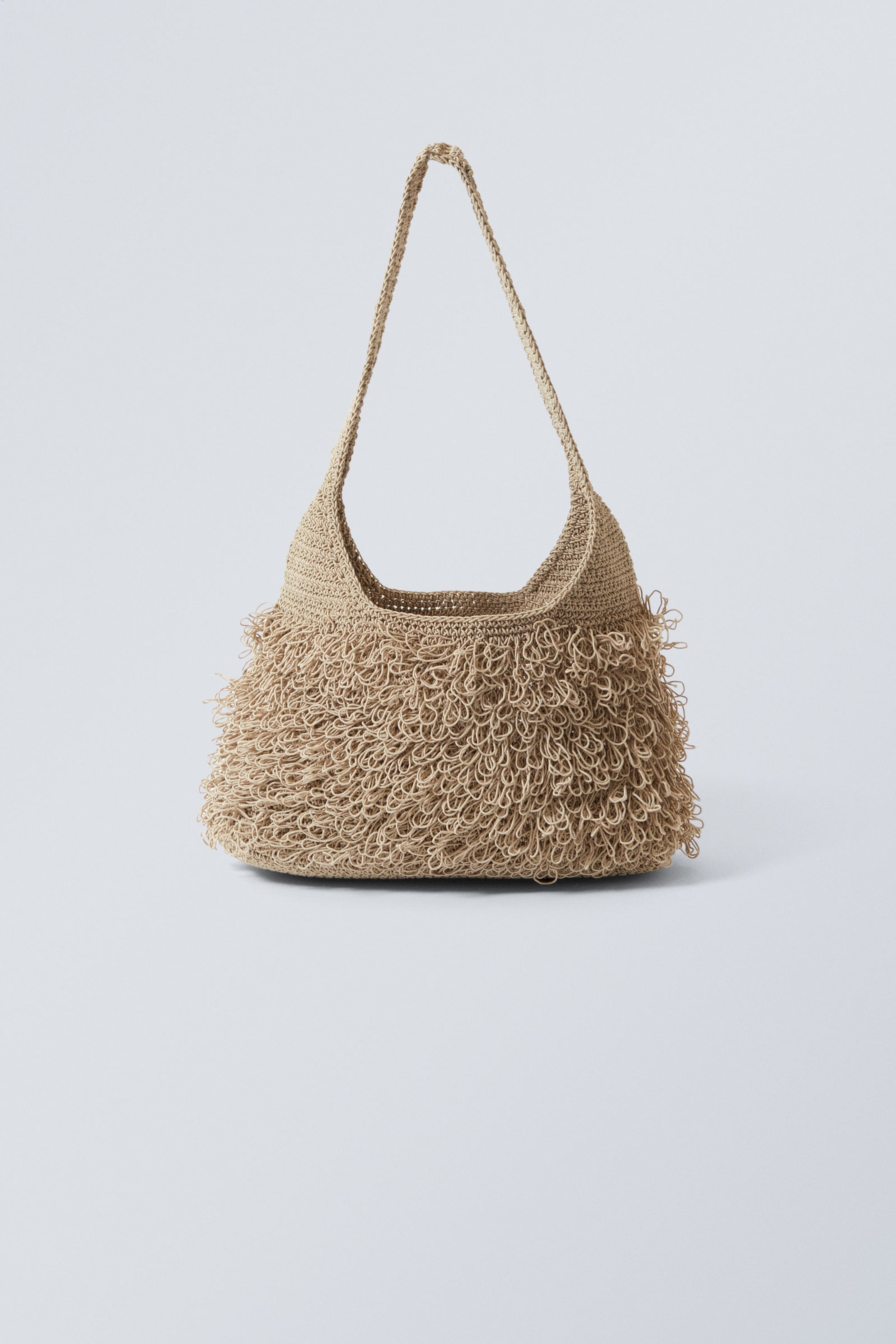Beige - Small Loop Handbag - 1