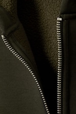 Dark Green - Simon Scuba Zip Jacket - 3