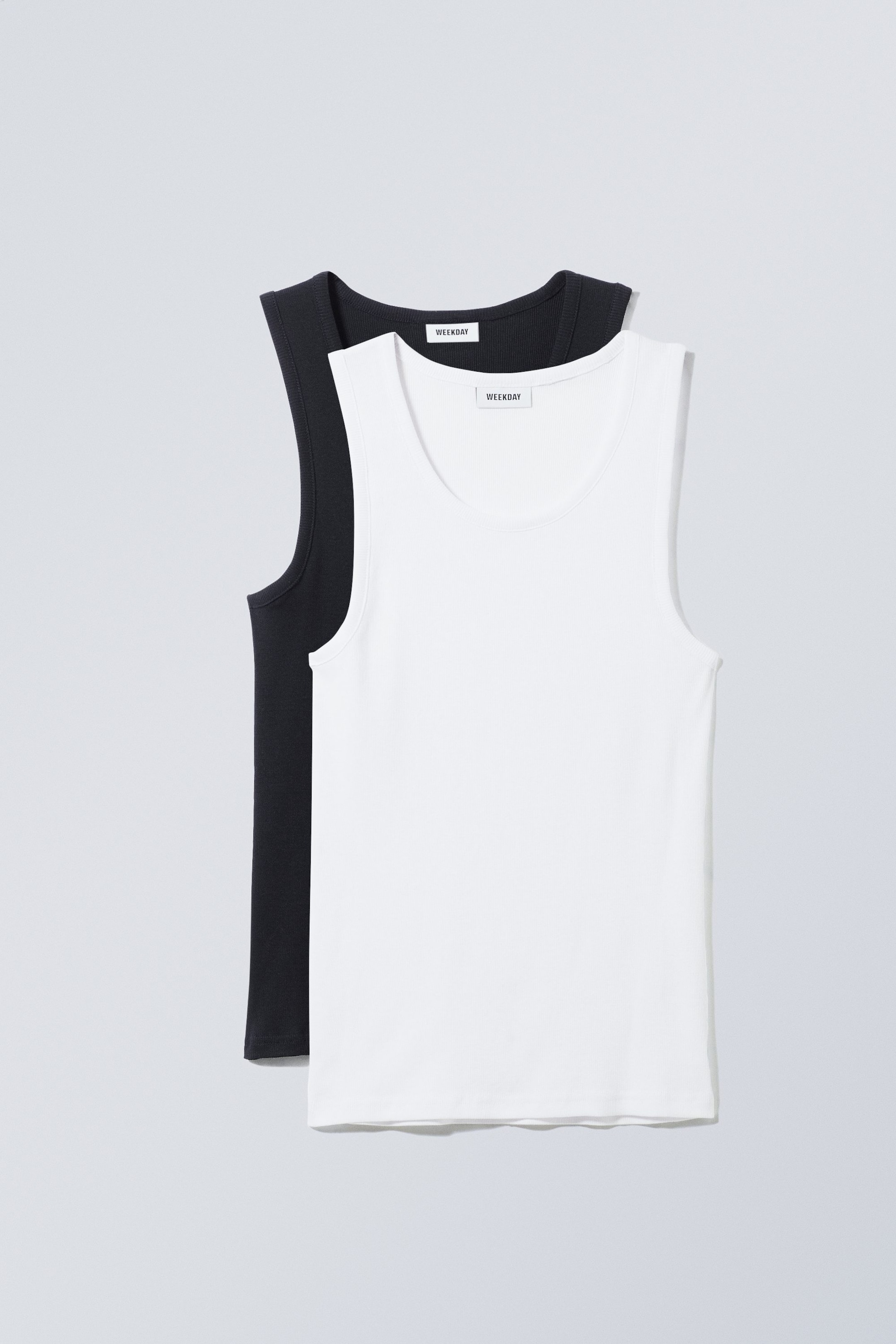 Black & white - Tank Top 2-pack - 0