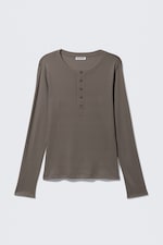 Dark Mole - Long-Sleeved Henley T-shirt - 3