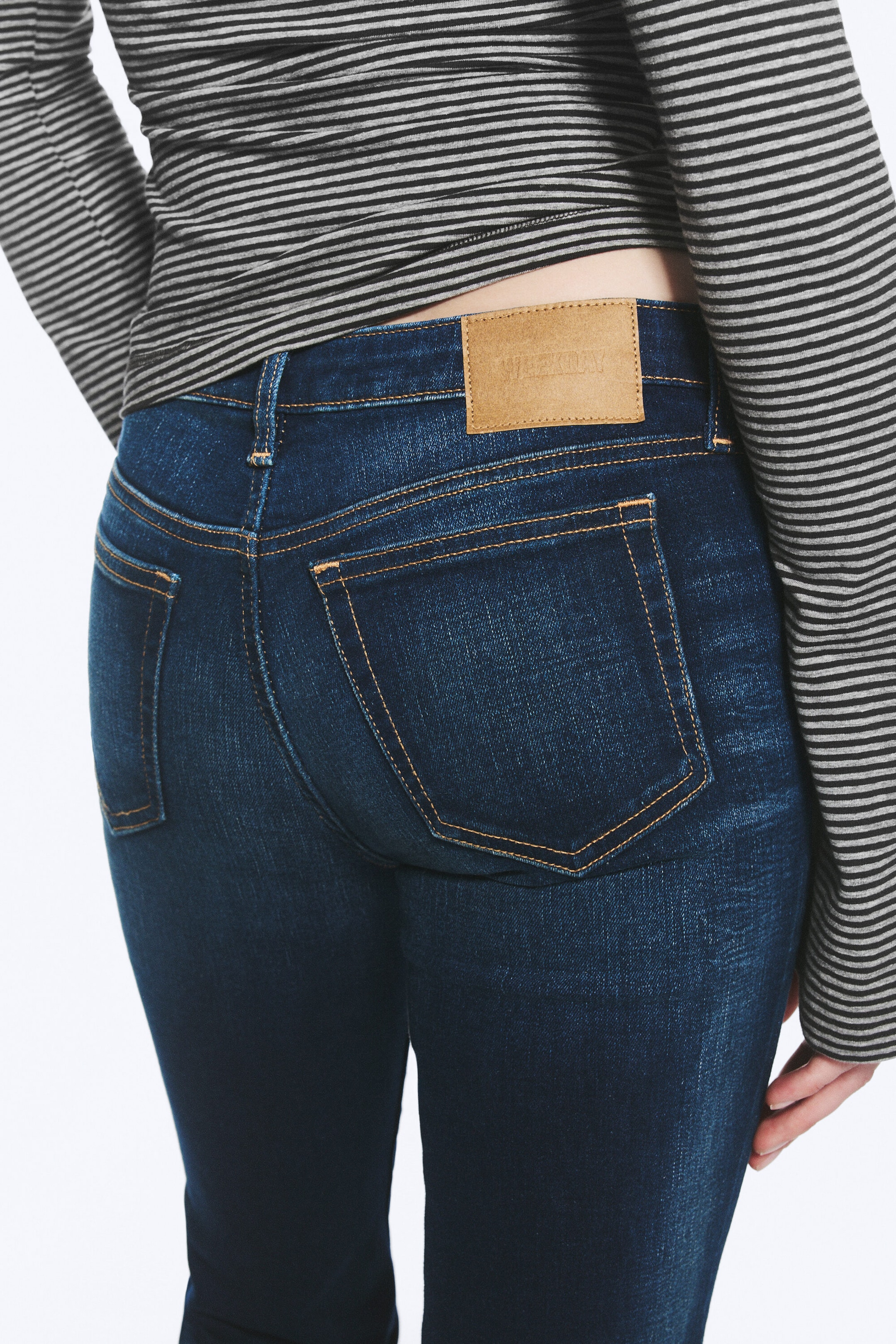Storm Blue - Dunkelblau - Luna Low Waist Skinny Bootcut Jeans - 4