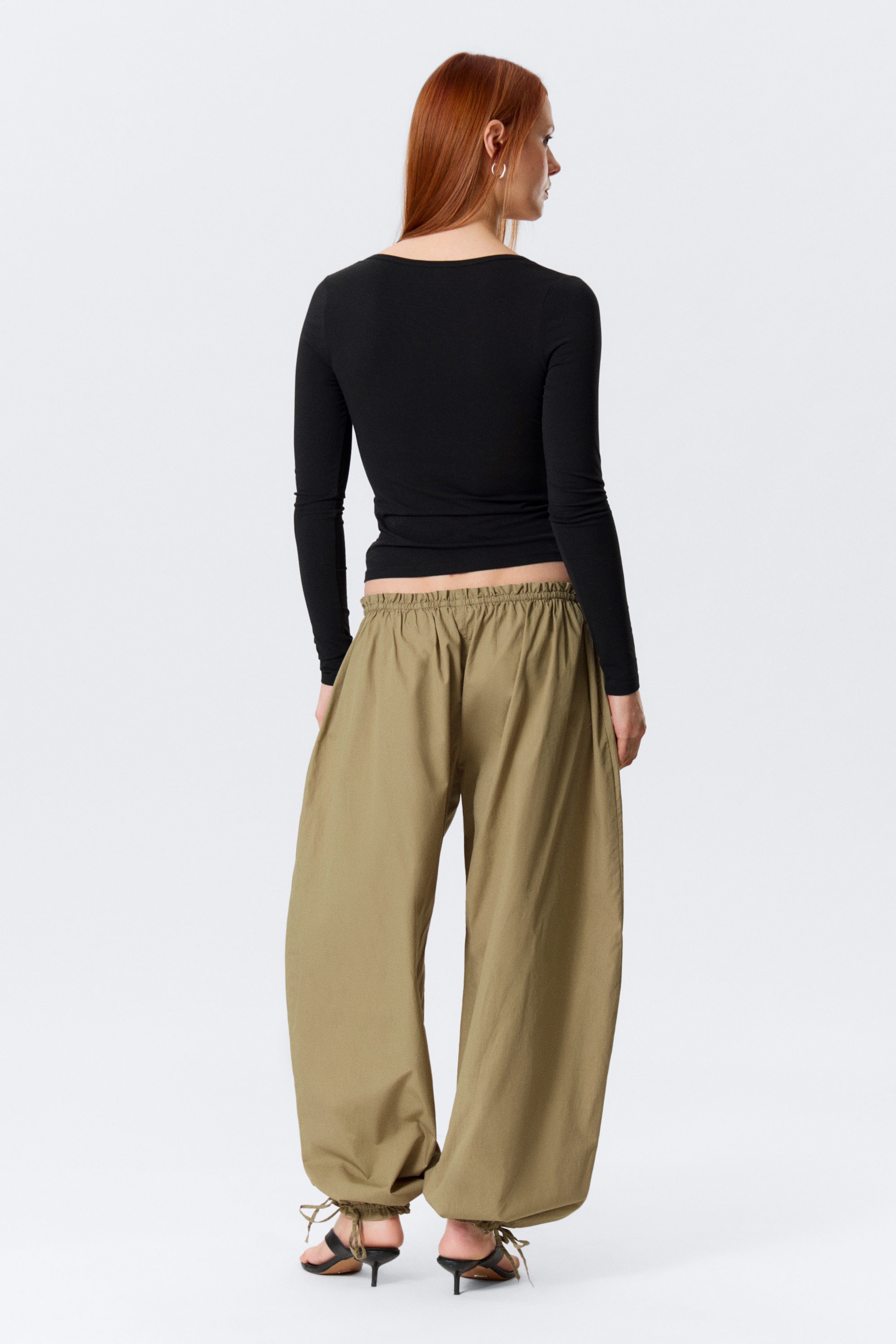 Black - BELLE B RUCHED V-NECK CARDIGAN - 2