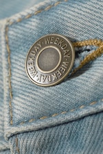 Port Blue - Bleu clair - Jean unisexe droit ample taille mi-haute Galaxy - 7