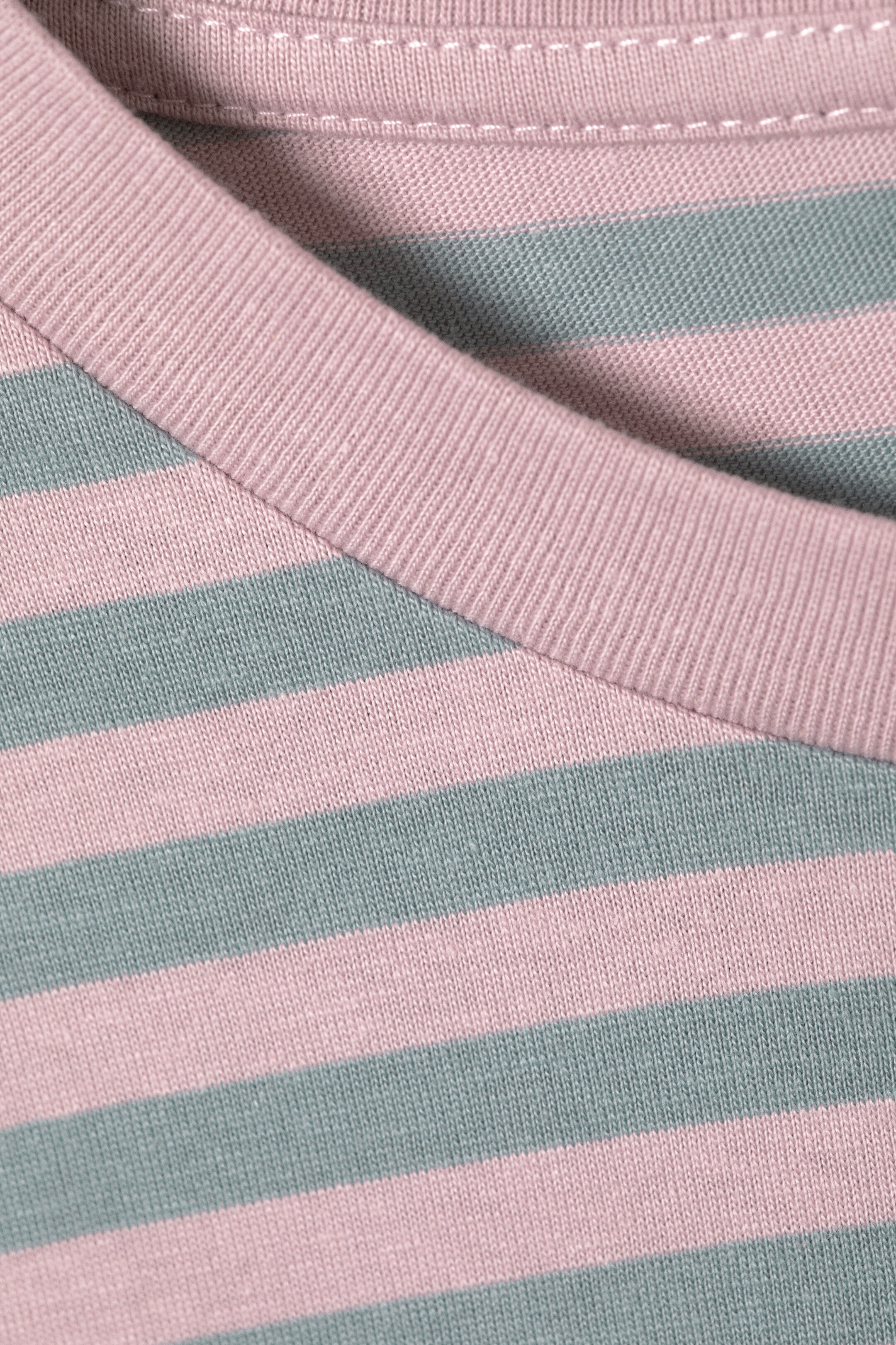 Größeres Bild ansehen: Longsleeve-Shirt aus Baumwolle - Pink/Gestreift - Ladies | H&M DE 5