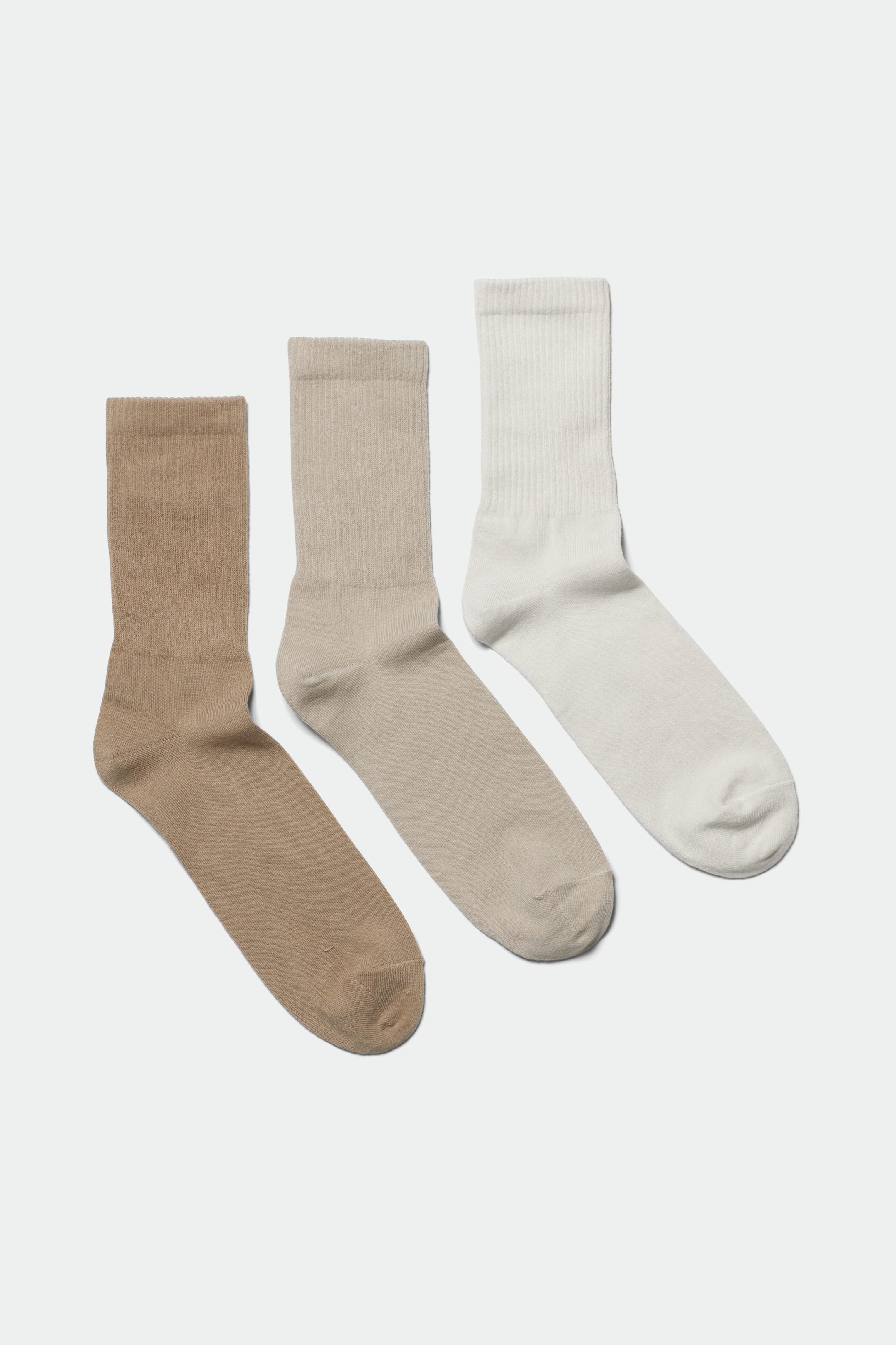 brown beige grey - 3-pack Sport Socks - 0