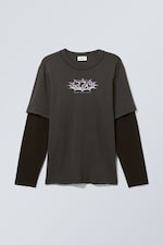 Galaxy Dark Grey - Zander Layered Long Sleeve - 0