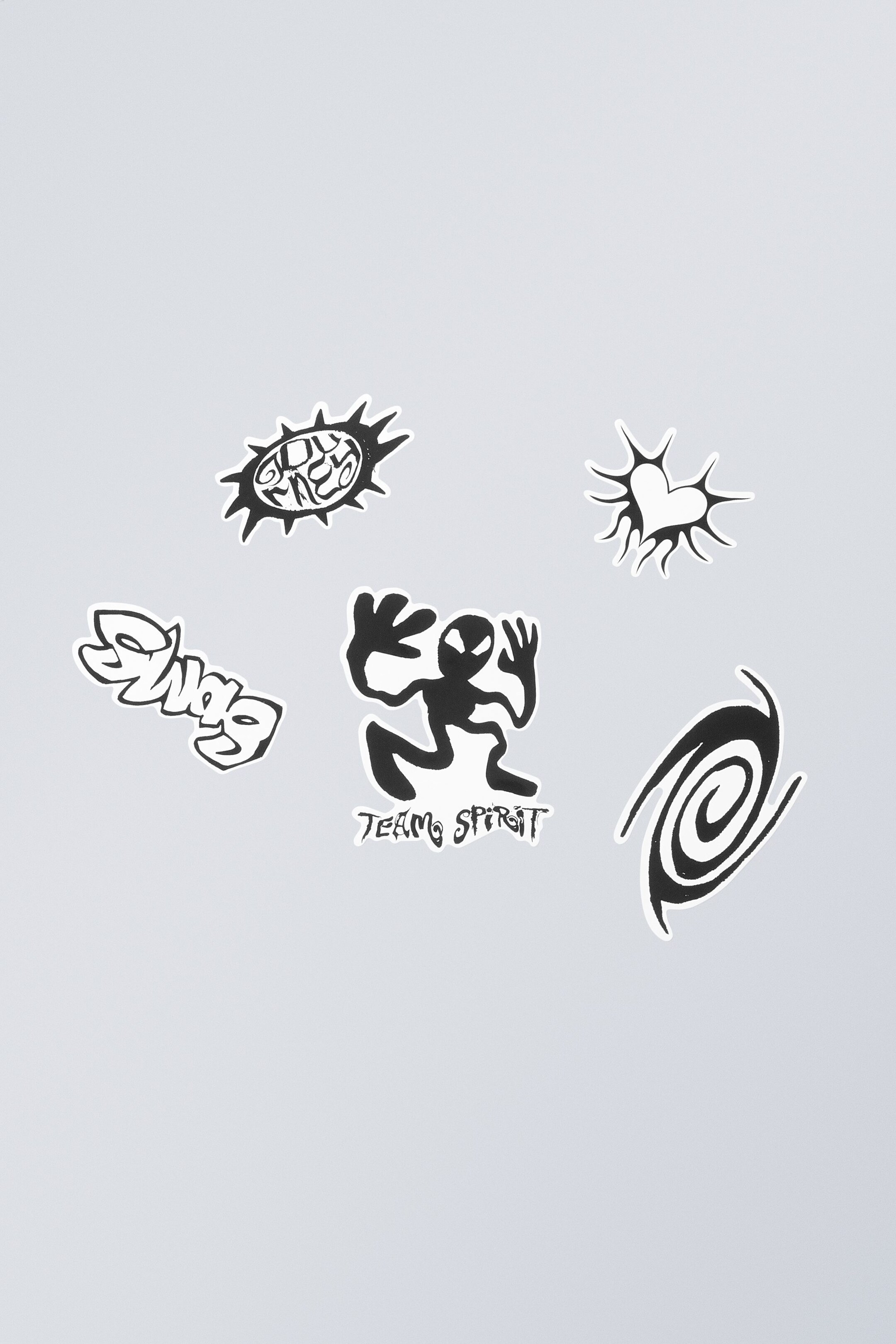 View larger image: Stickers Multipack - Black and White 90s Inspo - Kids | H&M GB 1