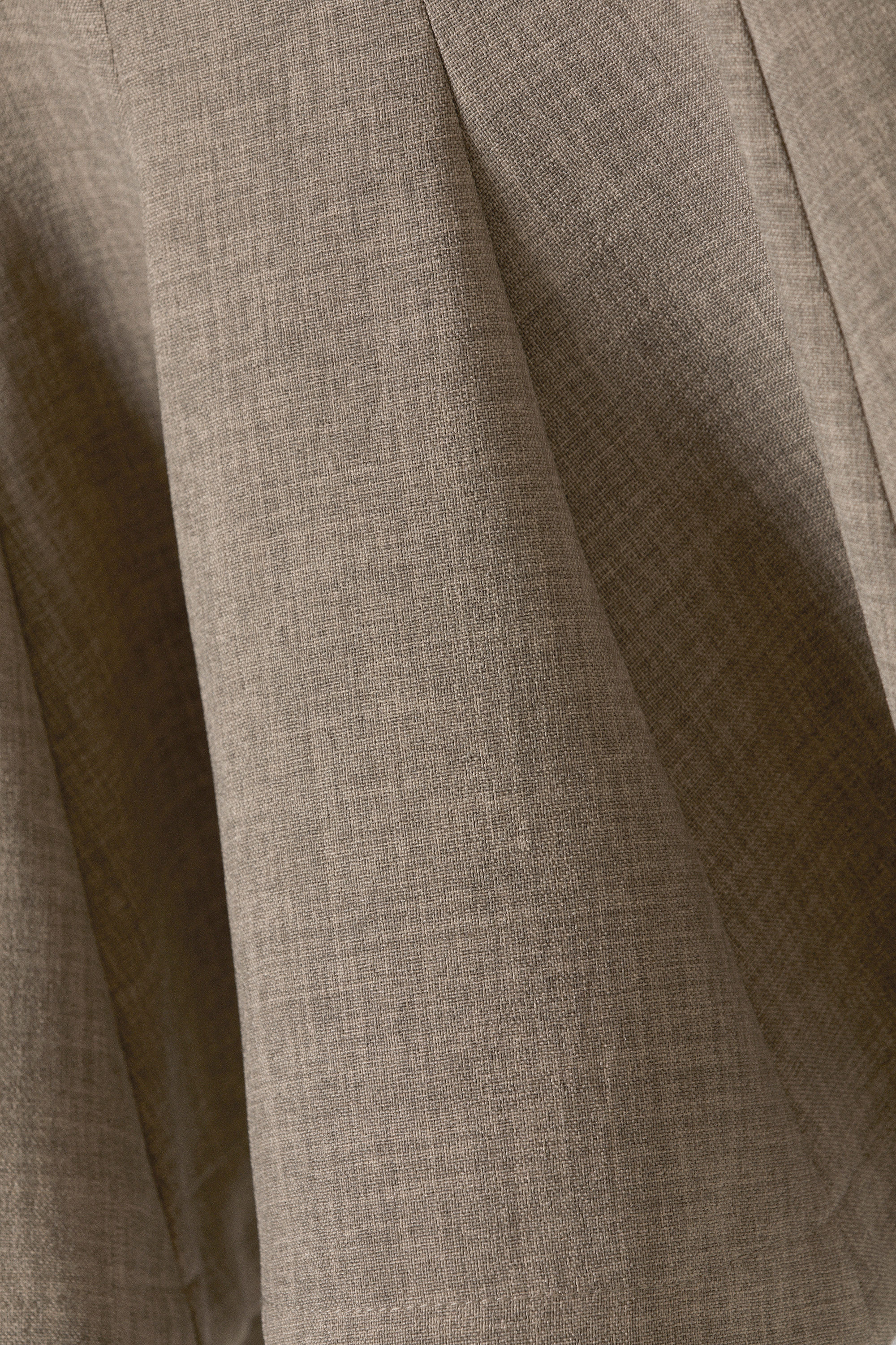 Beige - Mini-Tutu-Rock mit ausgestelltem Schnitt - 2