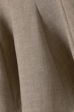 Beige - Flared Mini Tutu Skirt - 5