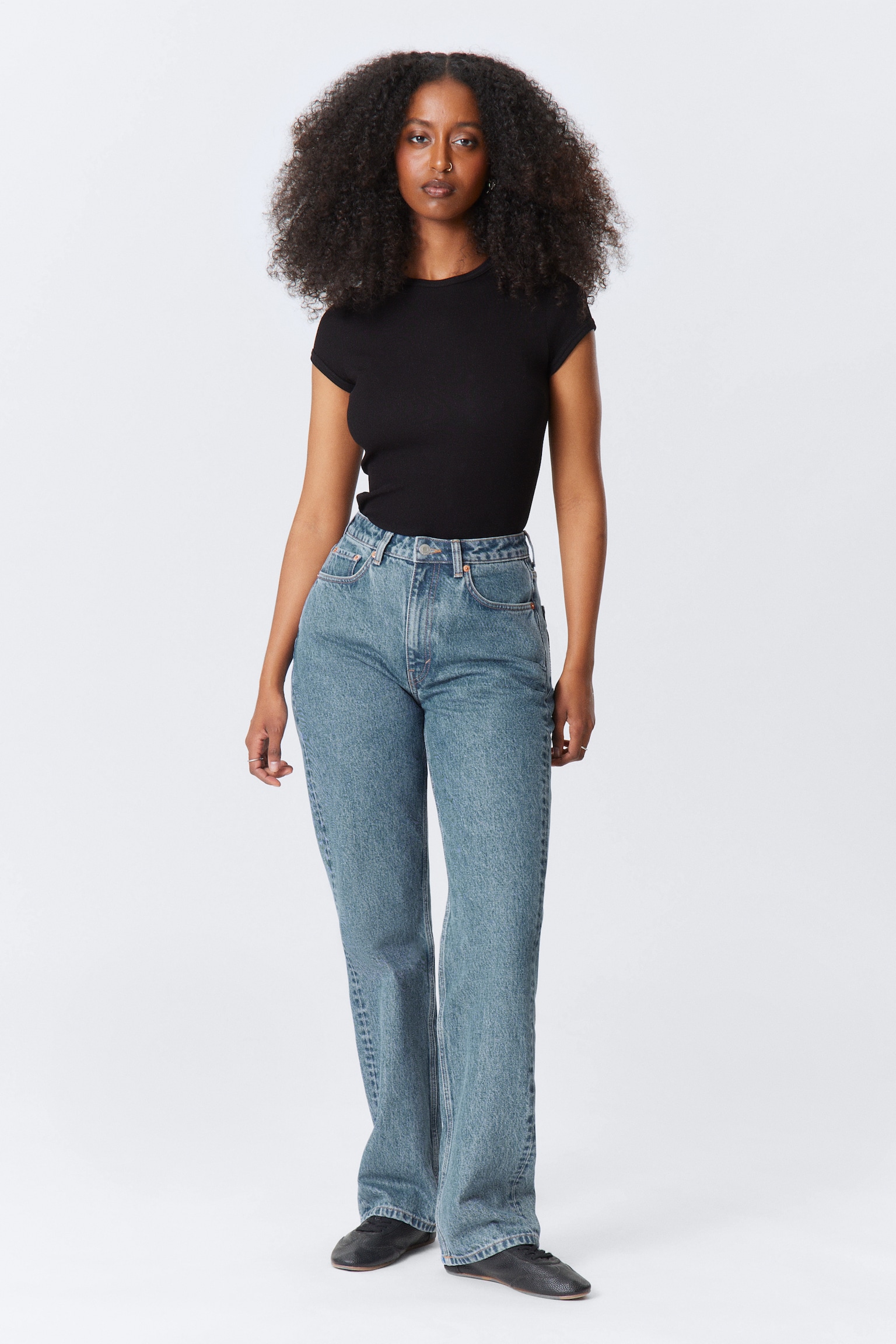 Jean droit standard taille haute Resolute Curve - 90s Blue – Bleu moyen/Tuned Black – Noir/Blue Rinse - Dark Blue/Second Blue - Medium Blue - 1