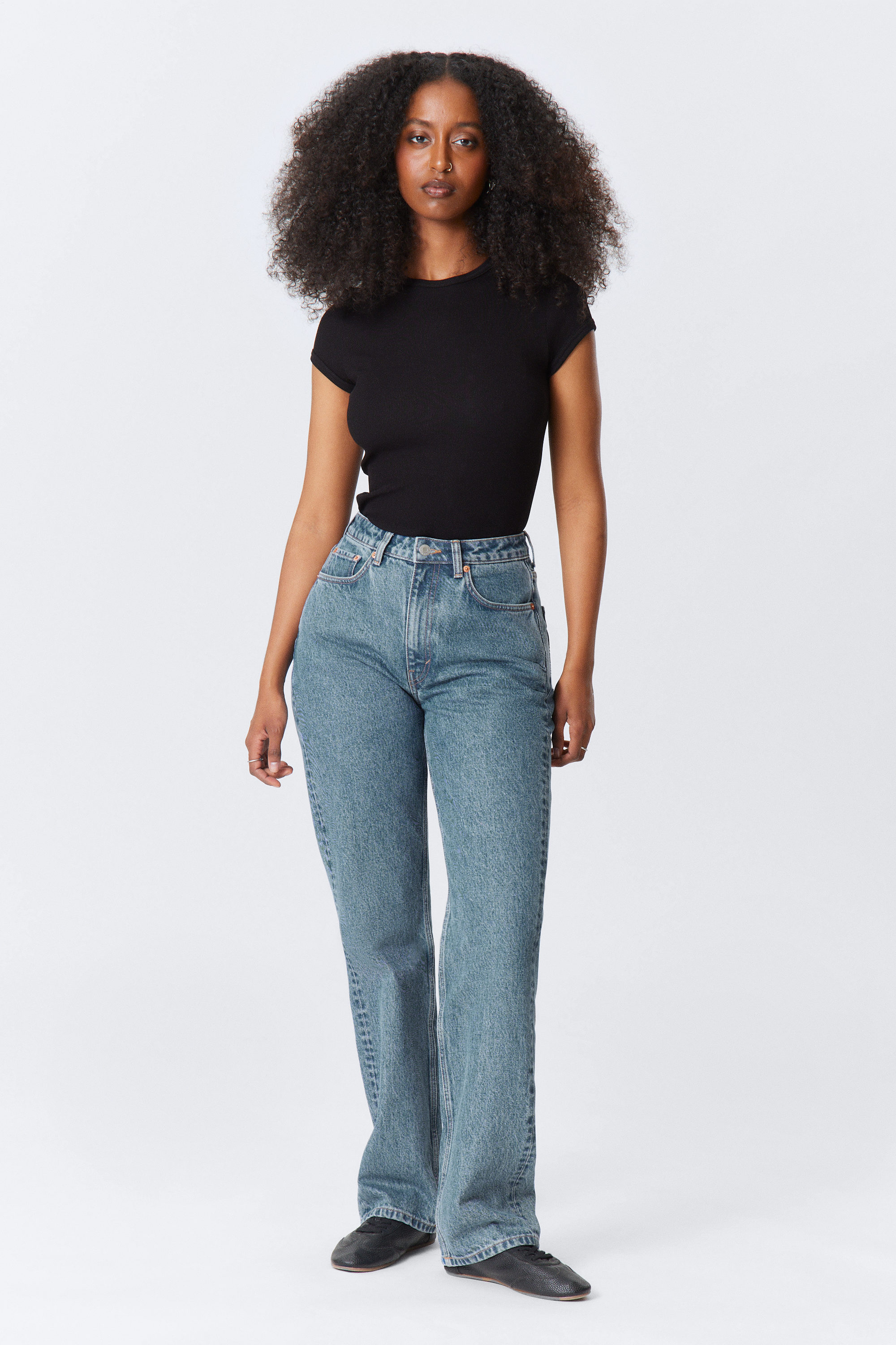#79829D - Resolute Curve High Waisted Regular Straight Jeans - 2