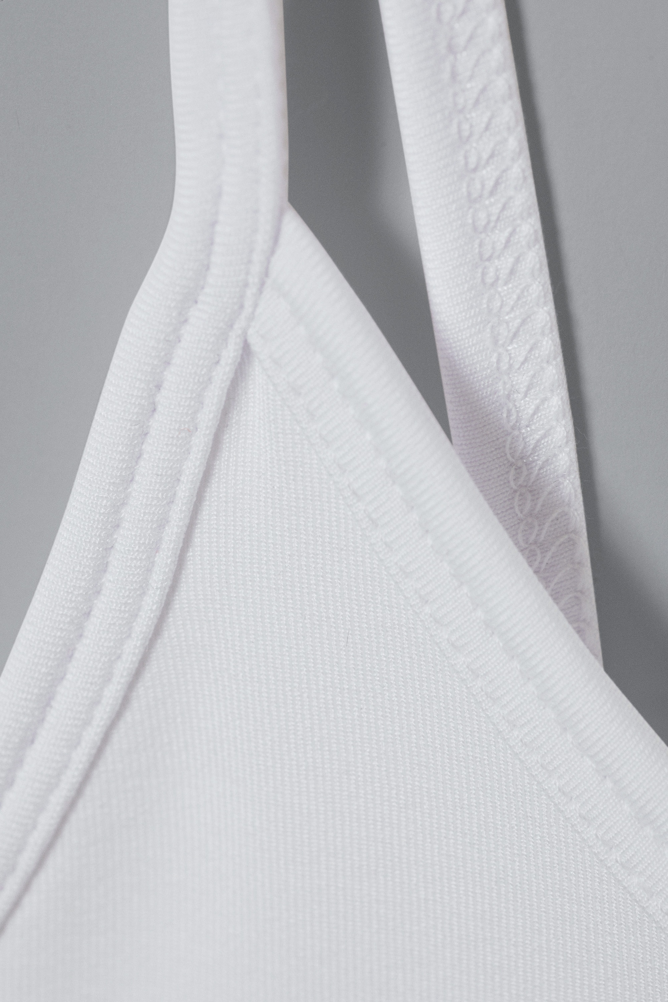 White - Fine Singlet - 1