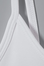 White - Fine Singlet - 1