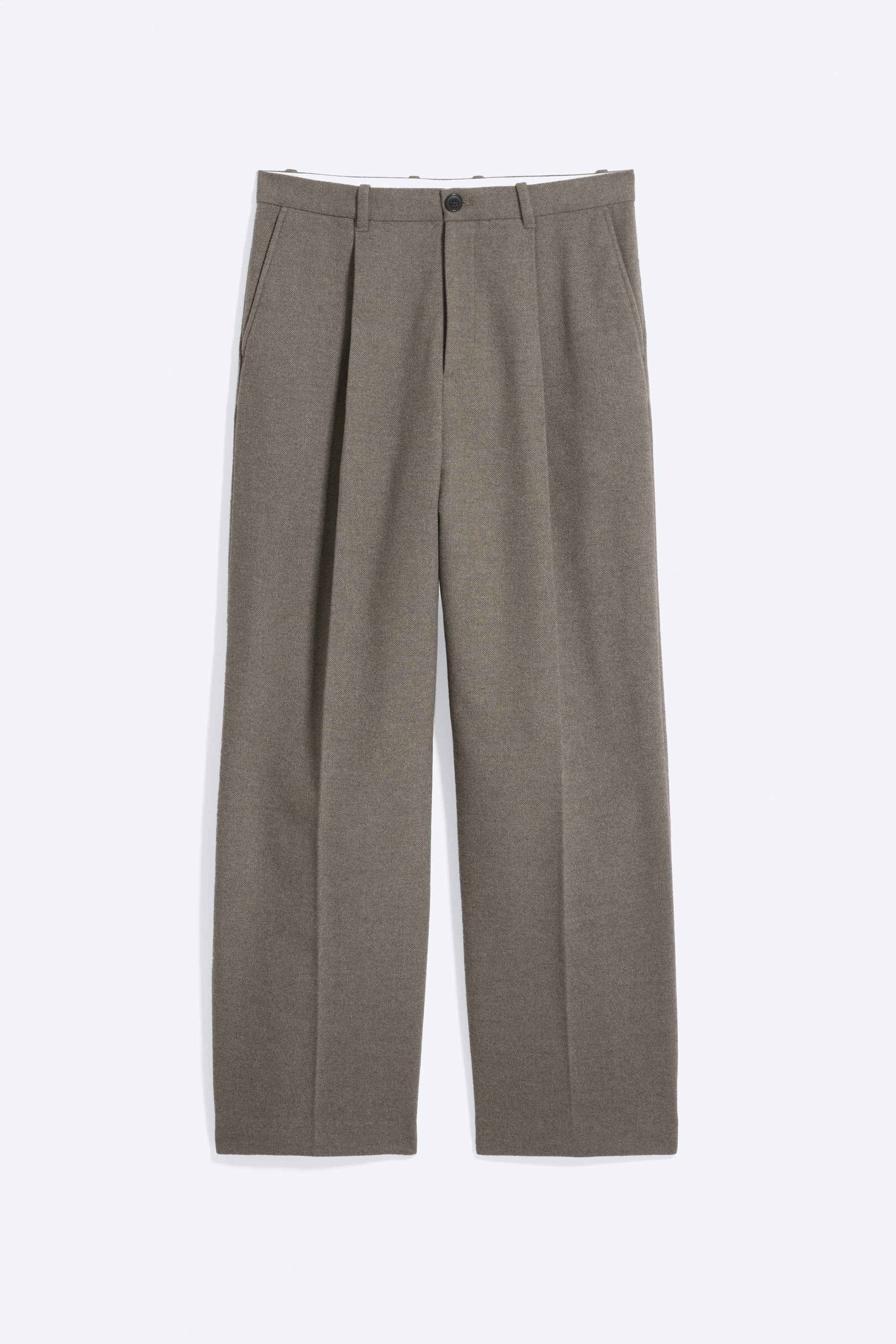 Uno Loose Wool-Blend Suit Trousers