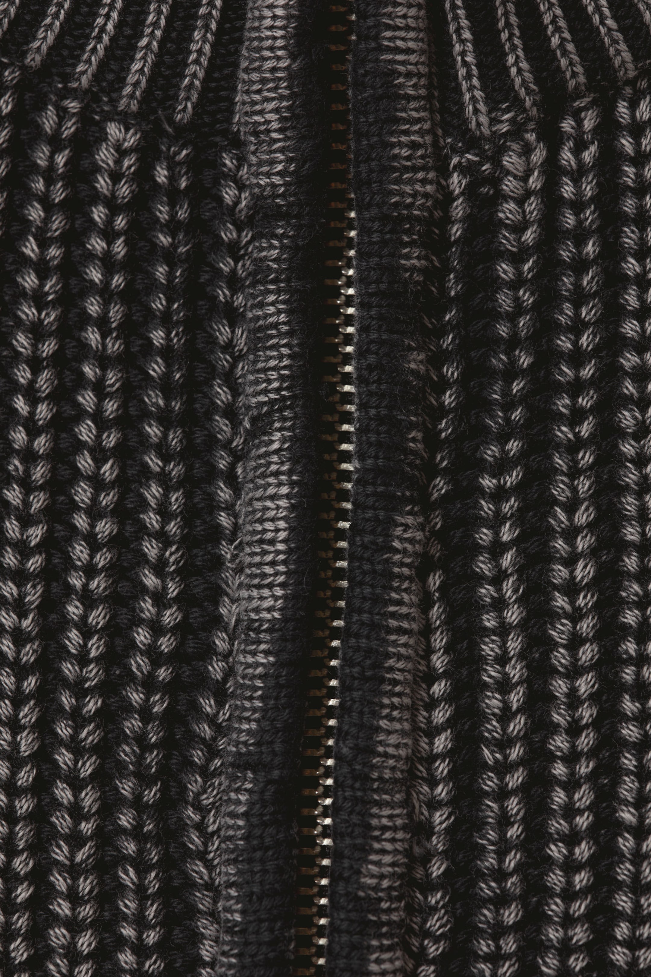Verwaschenes Schwarz - Reißverschluss-Weste Marwin - 1