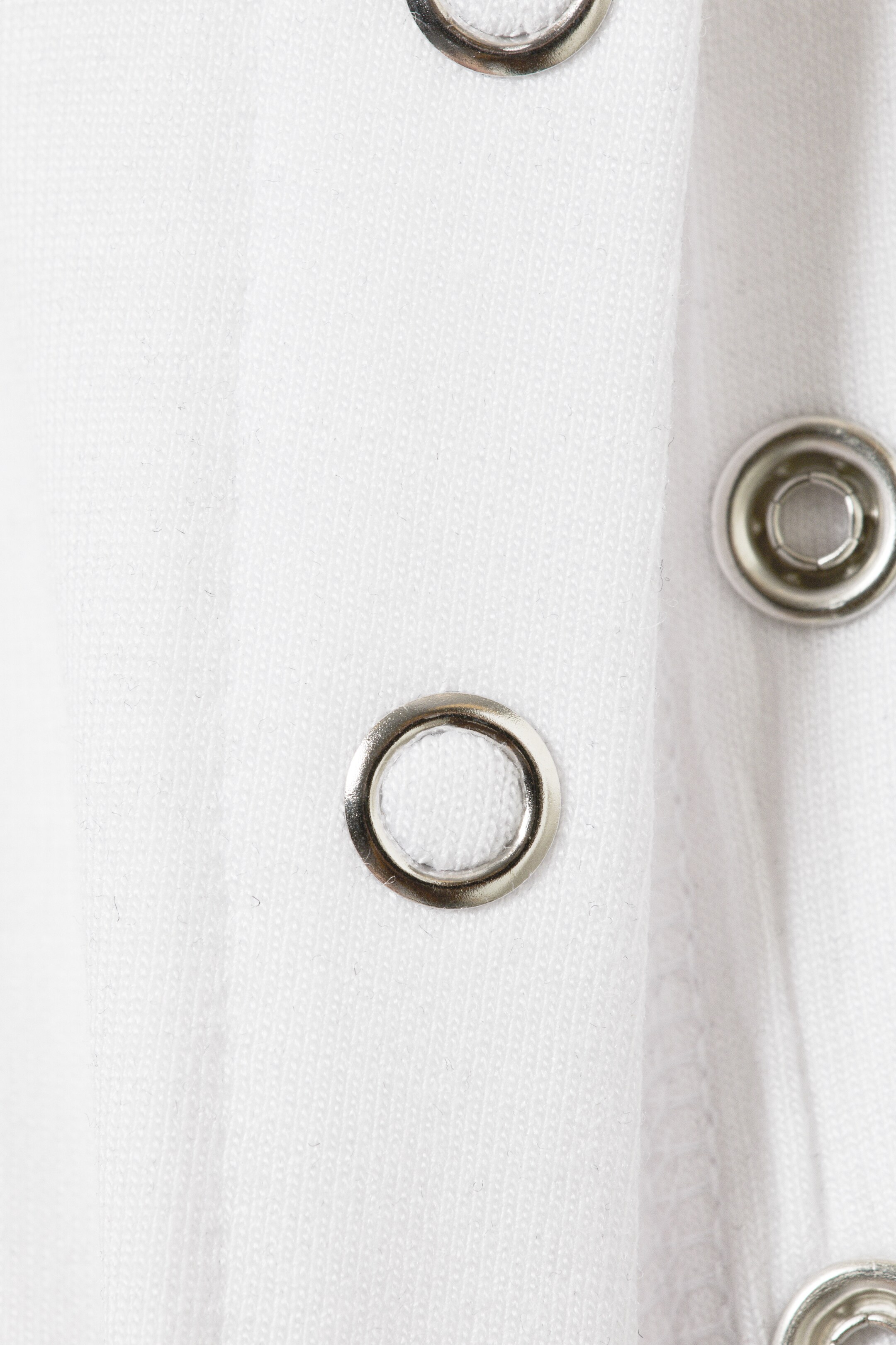 Visualizza immagine più grande: Top a coste con bottoni a pressione - Bianco - DONNA | H&M IT 5