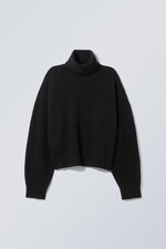 Black - Aggie Turtleneck Sweater - 0
