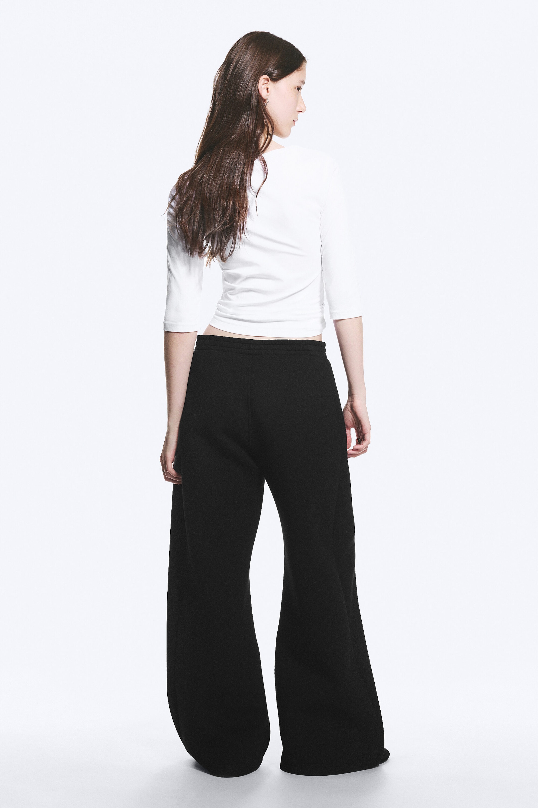 Noir - Pantalon de jogging fuselé décontracté - 3