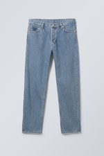 90s Blue - Middelblauw - Barrel relaxed toelopende jeans - 0