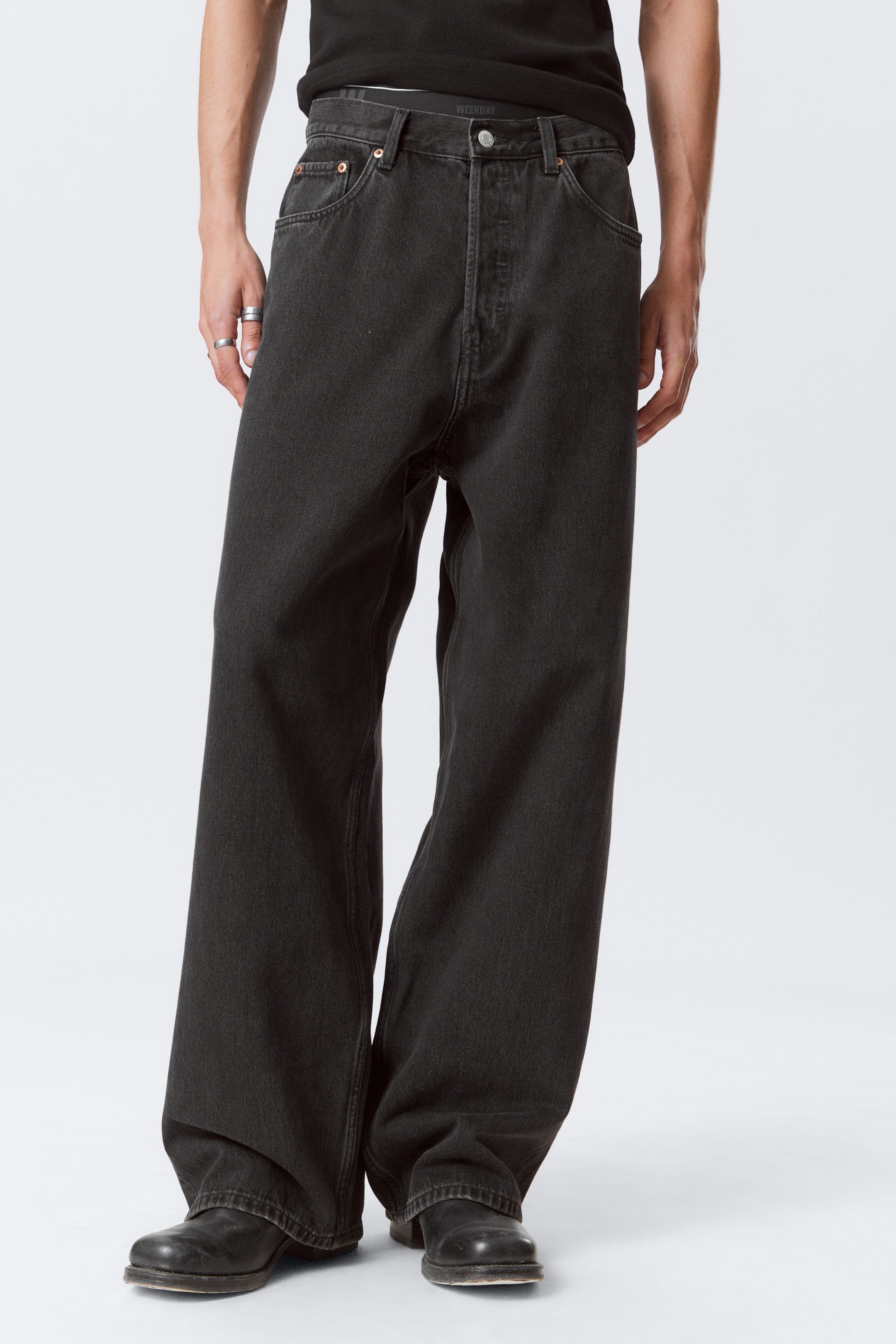 Visualizza immagine più grande: Jeans Astro baggy con vestibilità loose - Tuned Black – Nero - UOMO | H&M IT 3