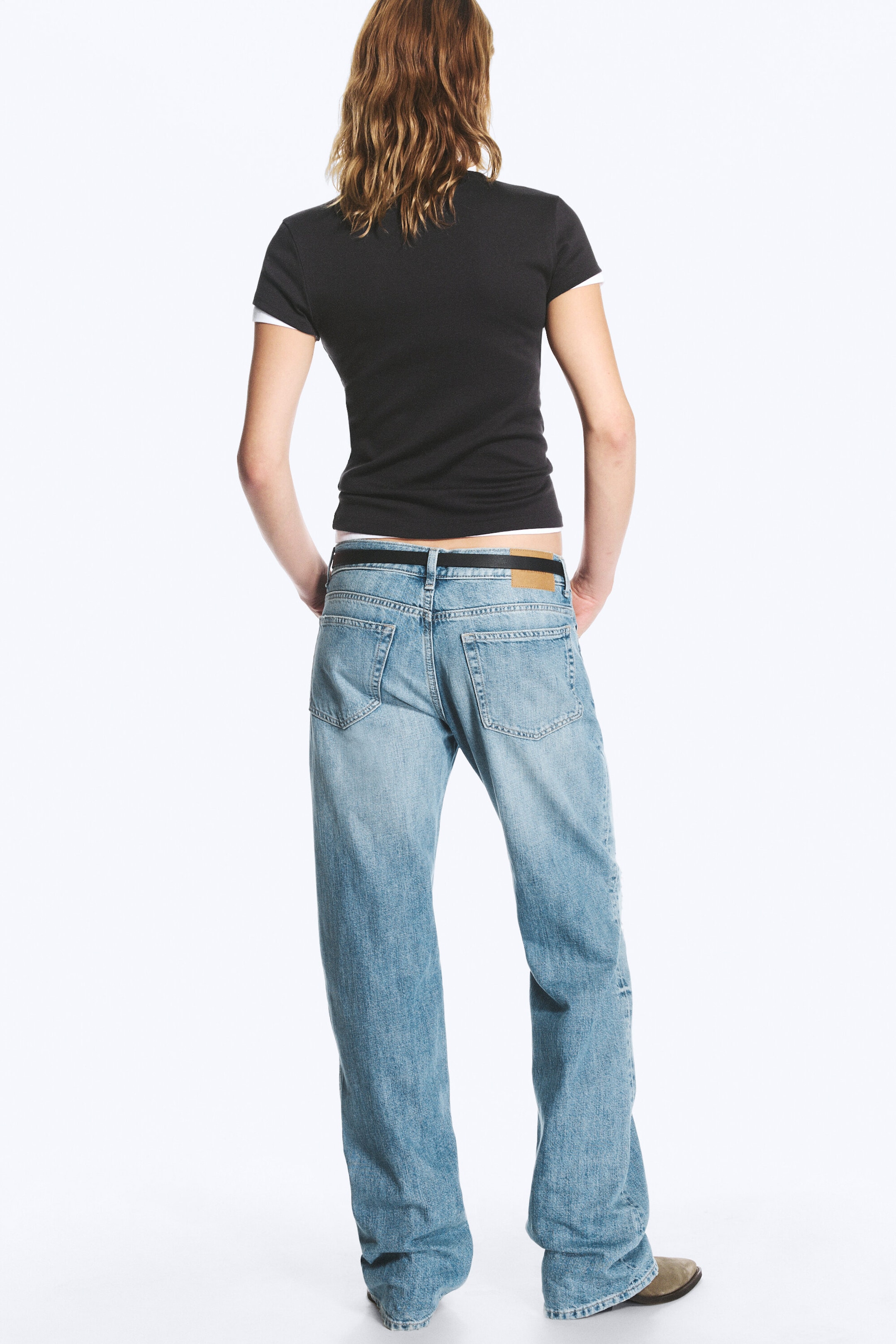 Captain Blue - Bleu clair - Jean droit standard taille basse Sonic - 4