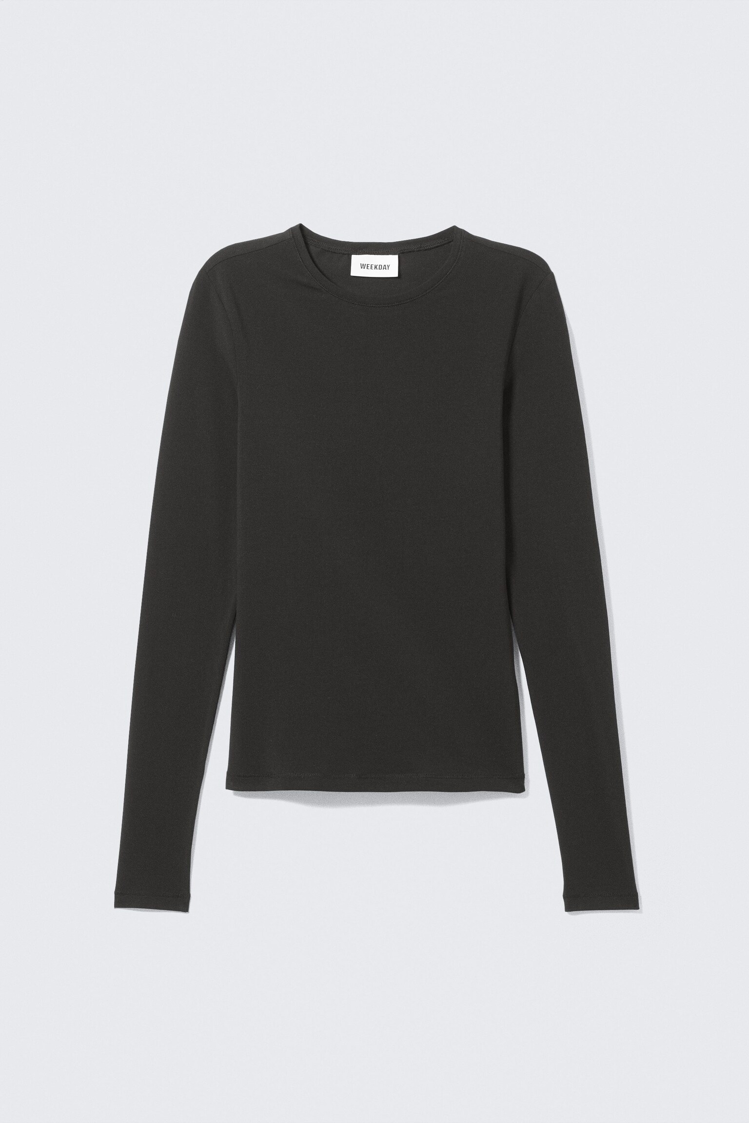 Slim Fitted Long Sleeve - Black/White/Dark Khaki Green/Dark Brown/Dark Dusty Blue/Bright Orange/Dark Red - 2