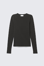 Black - Slim Fitted Long Sleeve - 3