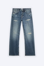 Blue Mist - SPACE MID RISE RELAXED STRAIGHT JEANS - 6