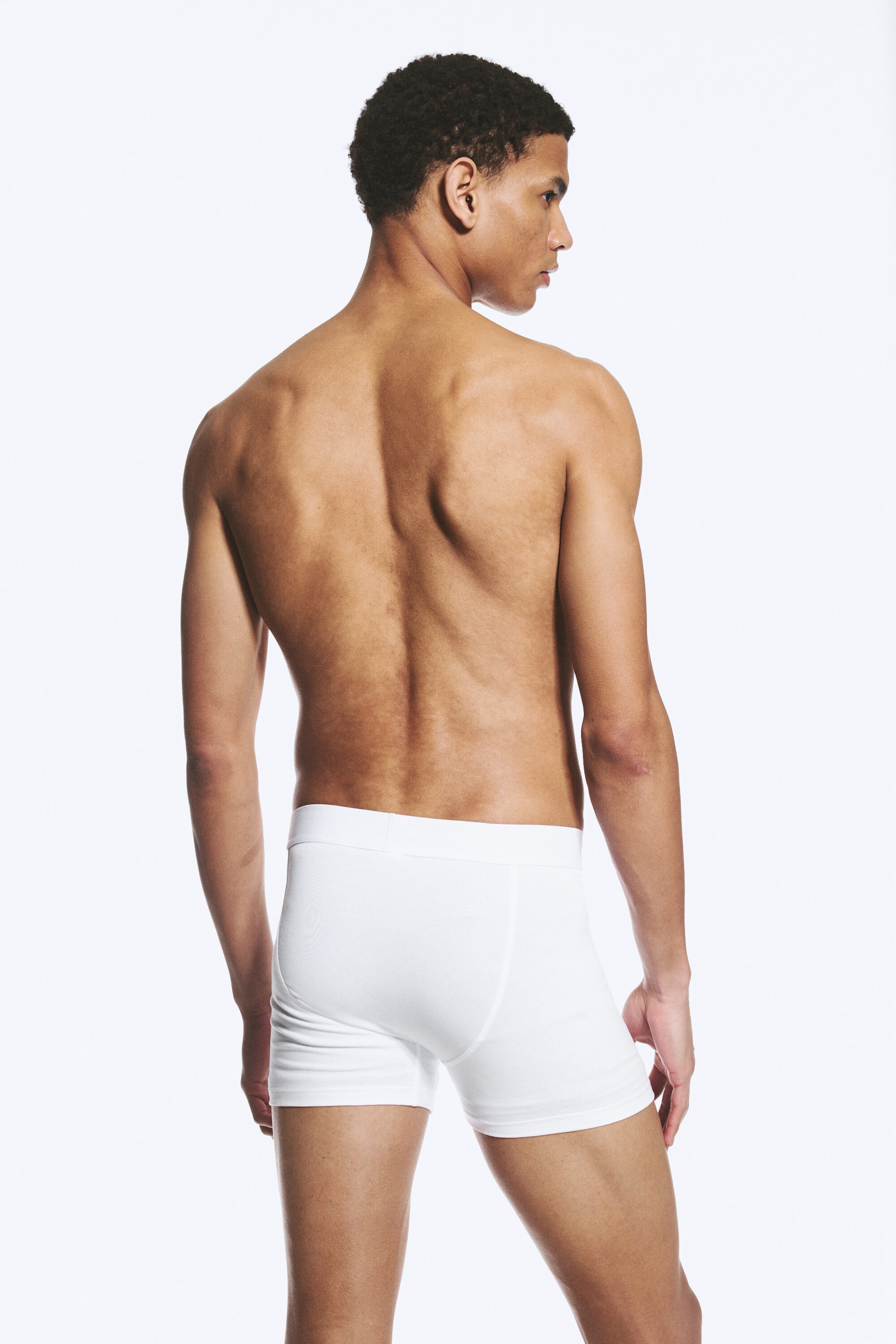 White - 5-pack Boxer Briefs - 2