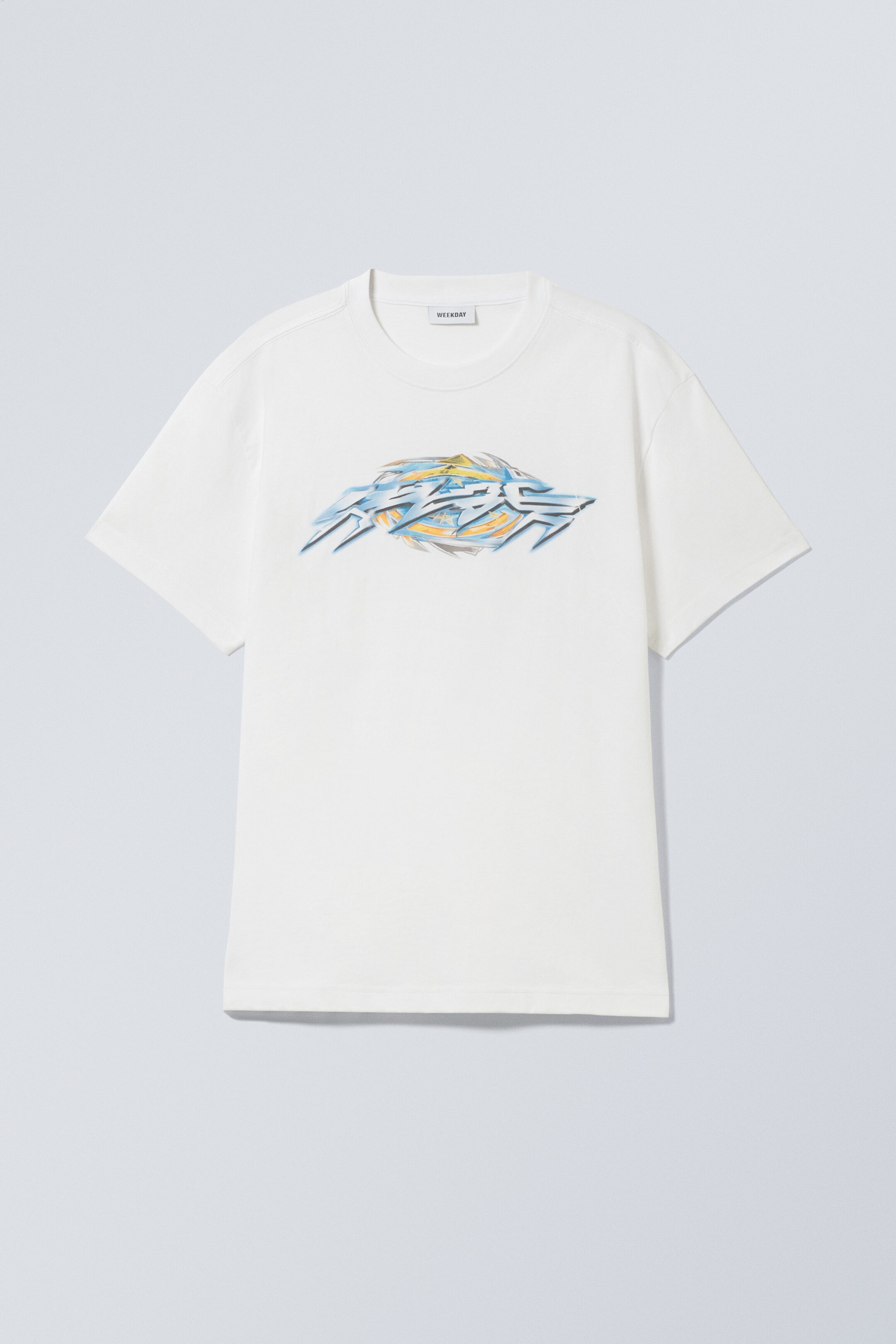 Robo Razor - Oversized Graphic Printed T-shirt - 0
