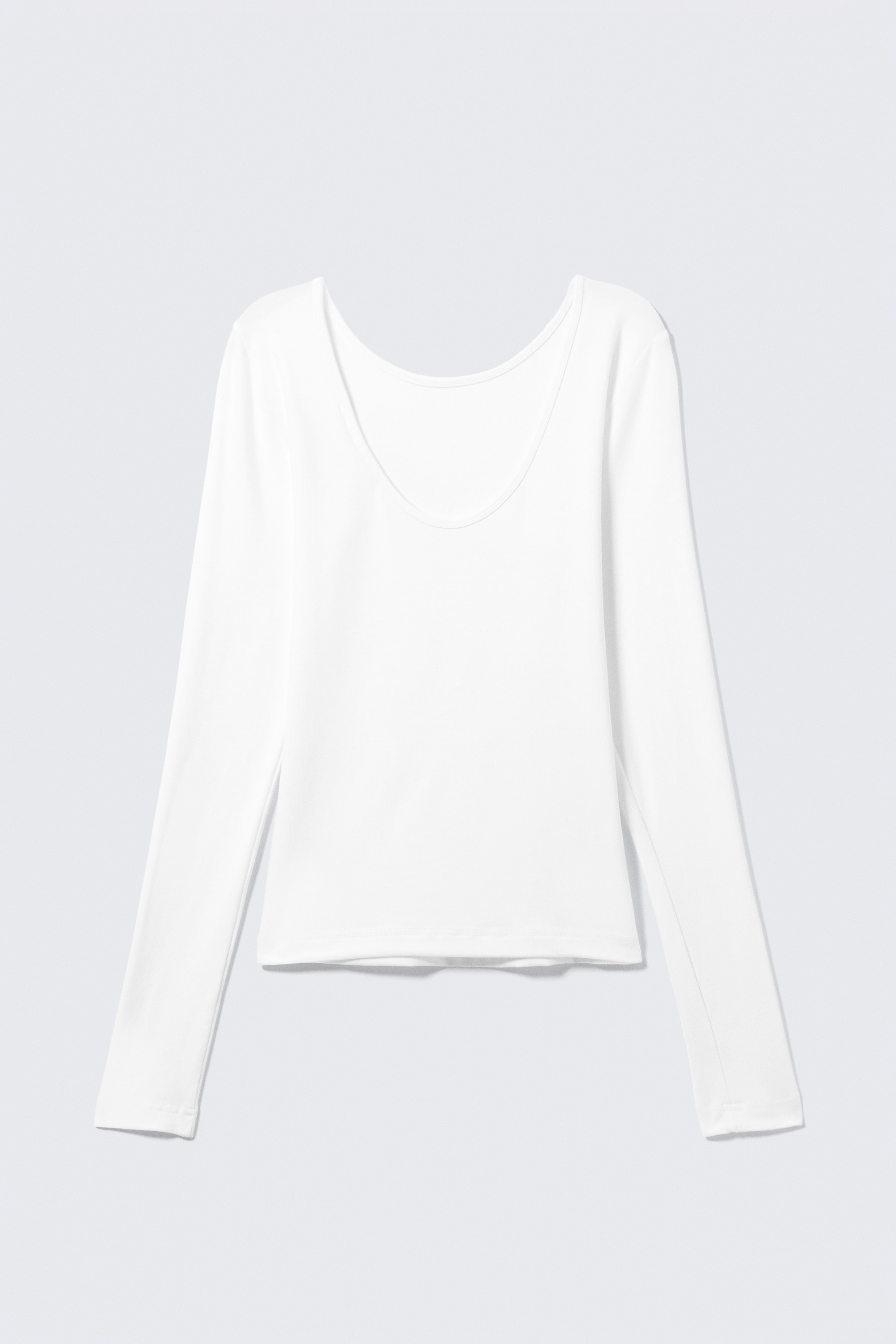 Top a maniche lunghe con schiena scoperta - Bianco/Grigio/Black