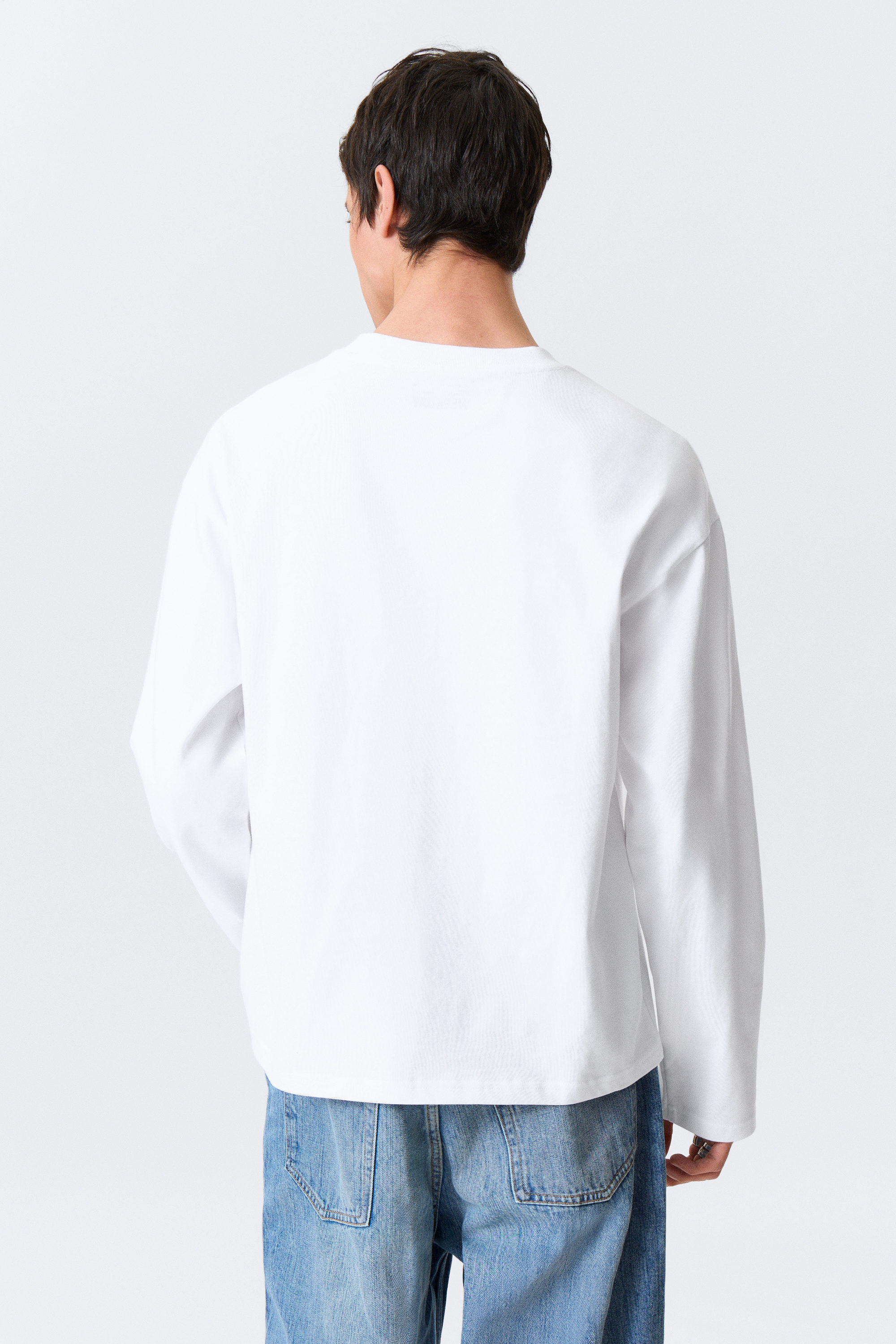 White - Great Boxy Long Sleeve T-shirt - 2