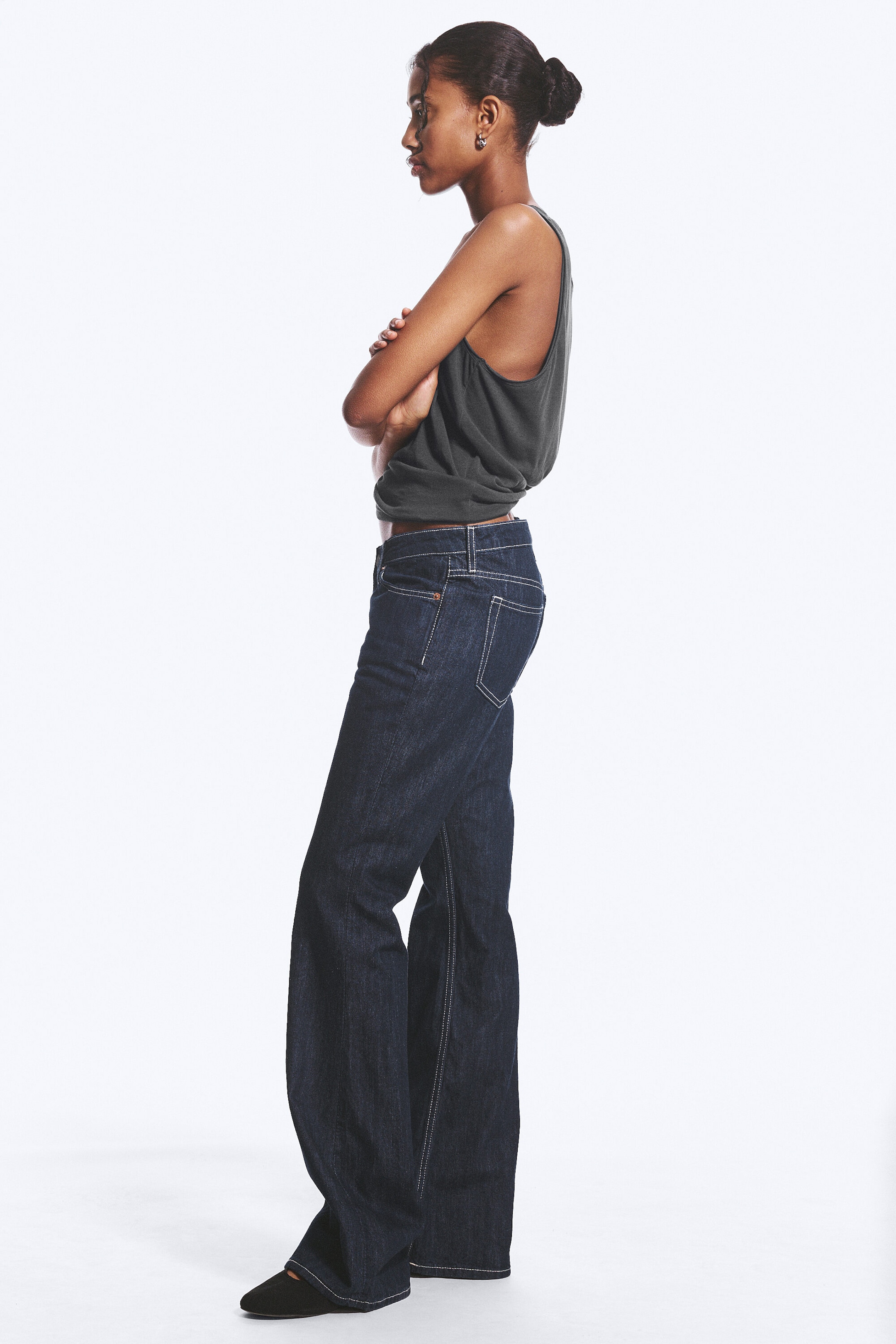 Blue Rinse – Donkerblauw - Nova Low Rise Slim Bootcut Jeans - 2