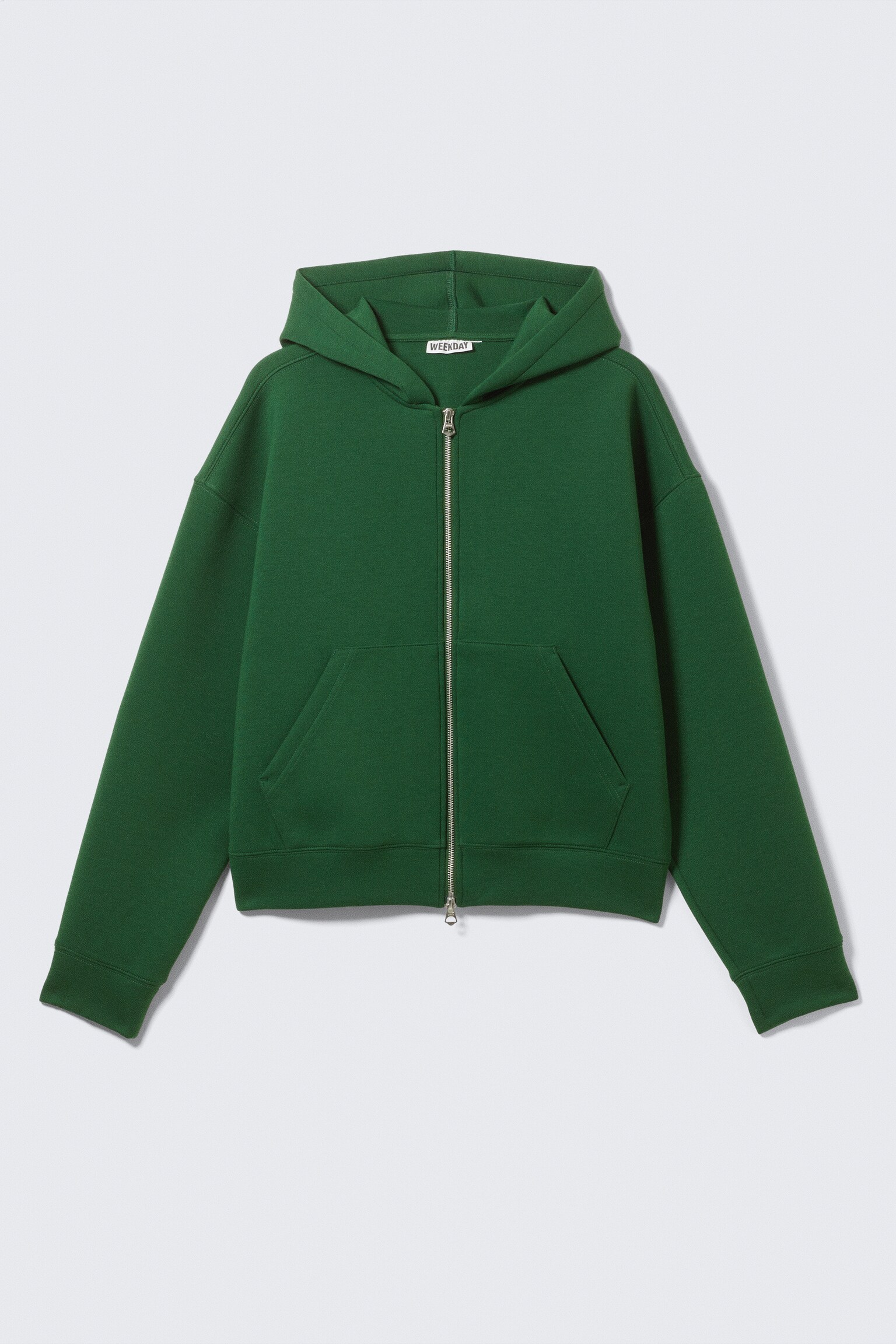 Simon Scuba Zip Hoodie - Dark Green/Grey Melange/Black/Dark Grey Melange/Dark Brown - 2