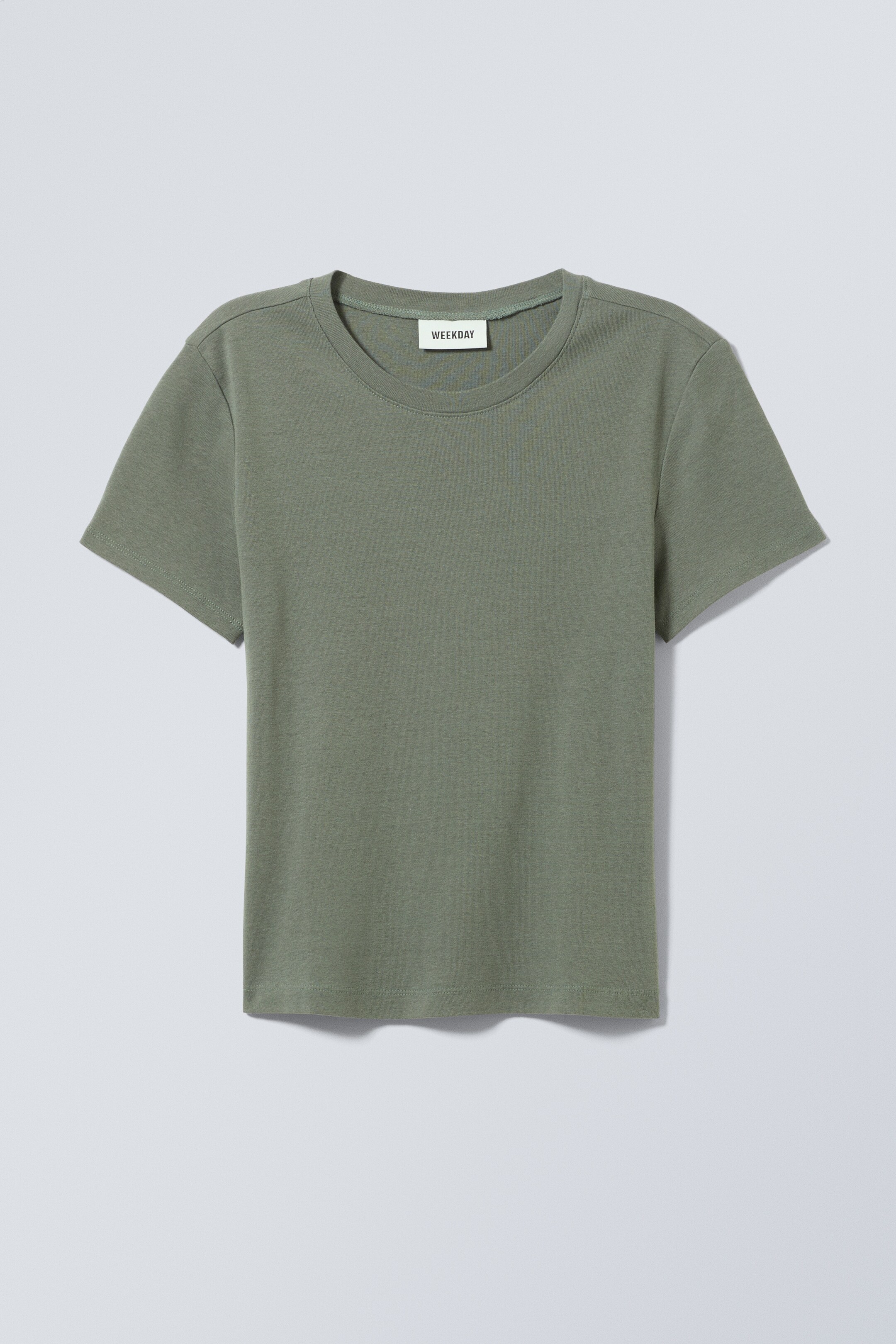 View larger image: Lean 90's Fit T-shirt - Dusty Khaki - Ladies | H&M GB 1