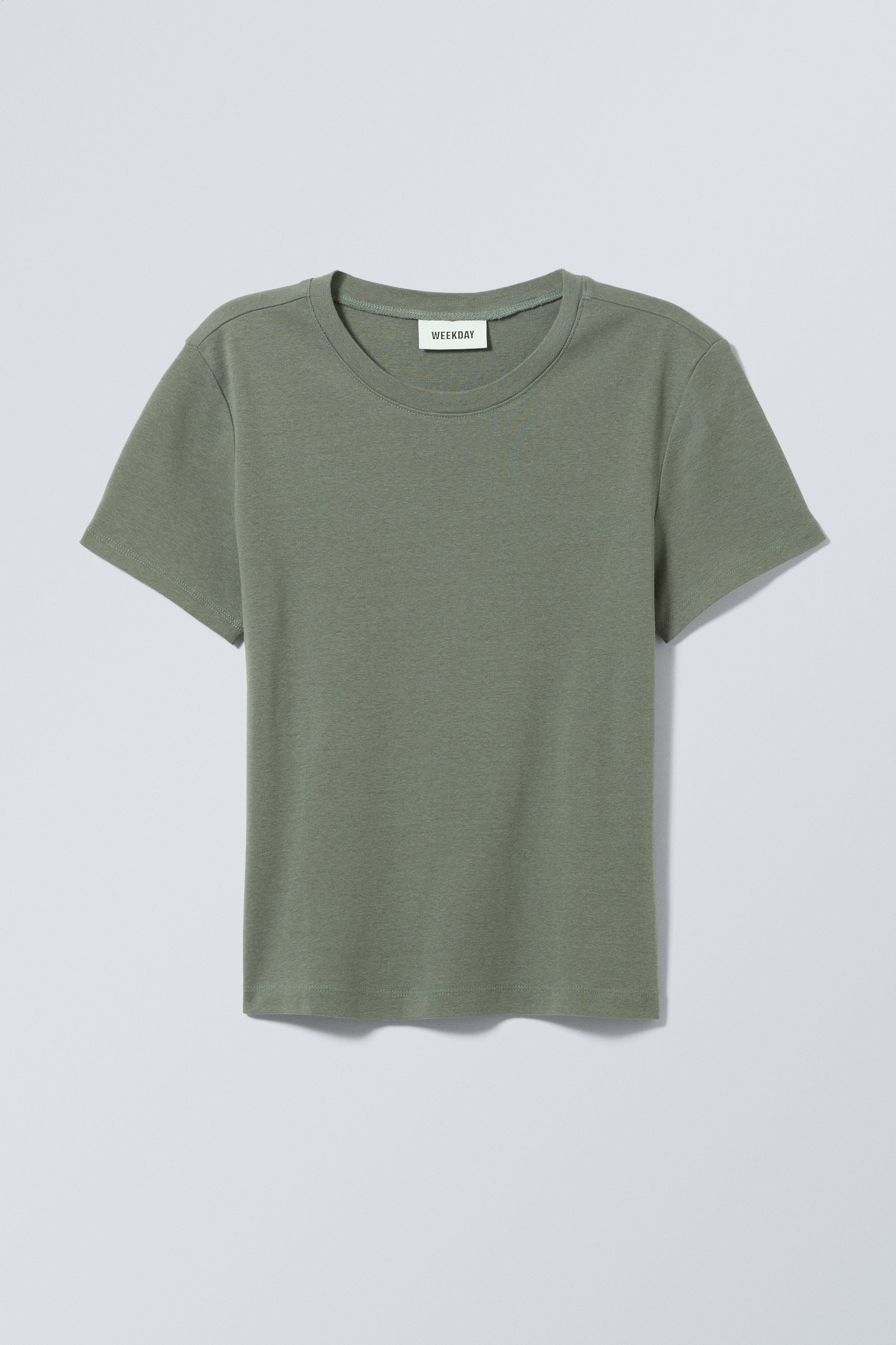 Dusty Khaki - T-Shirt in 90er-Passform Lean - 1