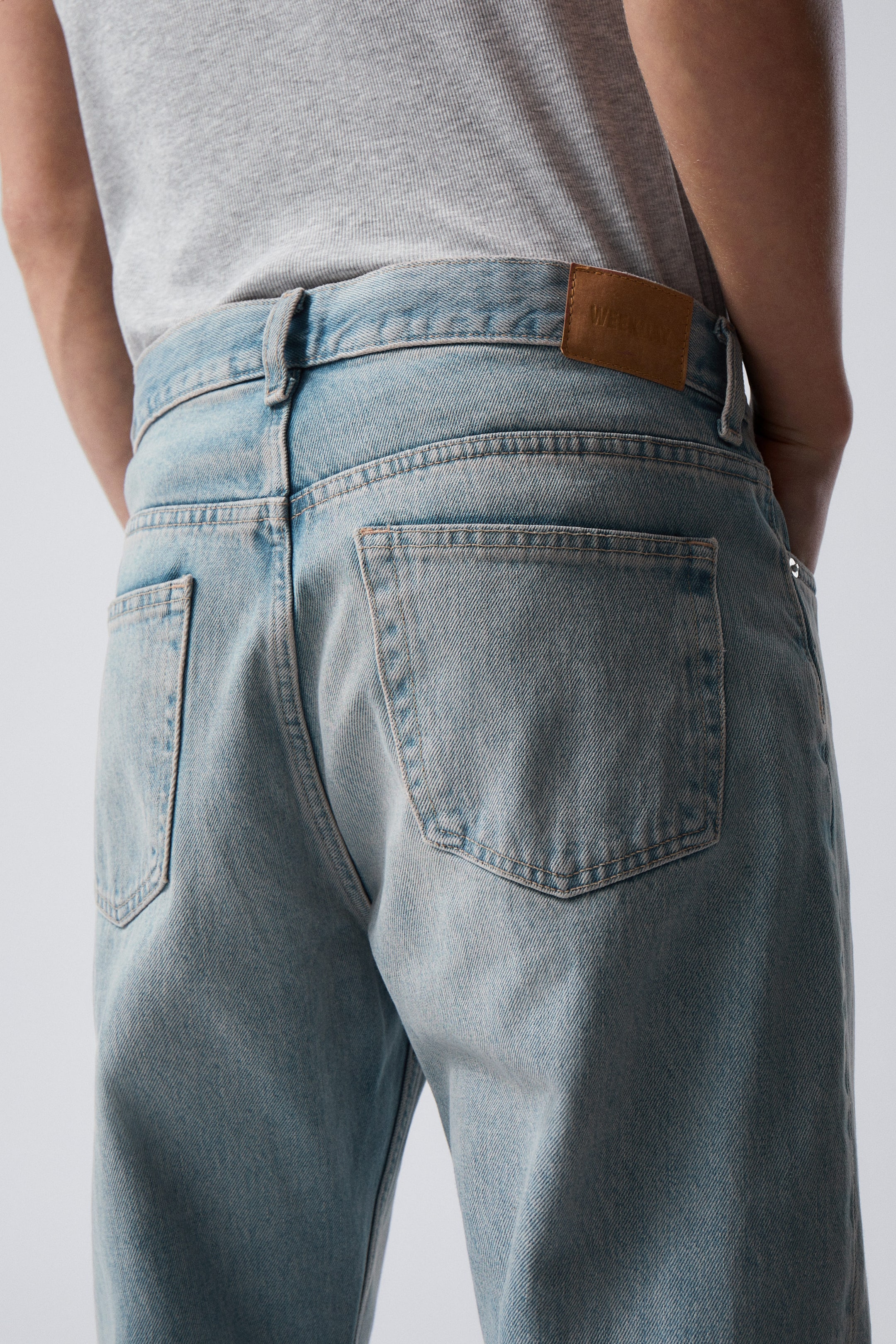 Verona blue - Space avslappet rett jeans med mellomhøyt liv - 3