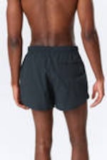 Dark Blue - Structured Mid-Thigh Swim Shorts - 3