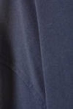 Mörkblå - Soft Oversized Long Sleeve Top - 1