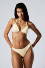 Jaune clair - Bas de bikini brésilien - 0