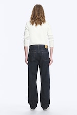 Blue Rinse - Dunkelblau - Space Mid Waist Relaxed Straight Leg Jeans - 4