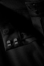 Noir - Pantalon de costume coupe ample taille basse - 5