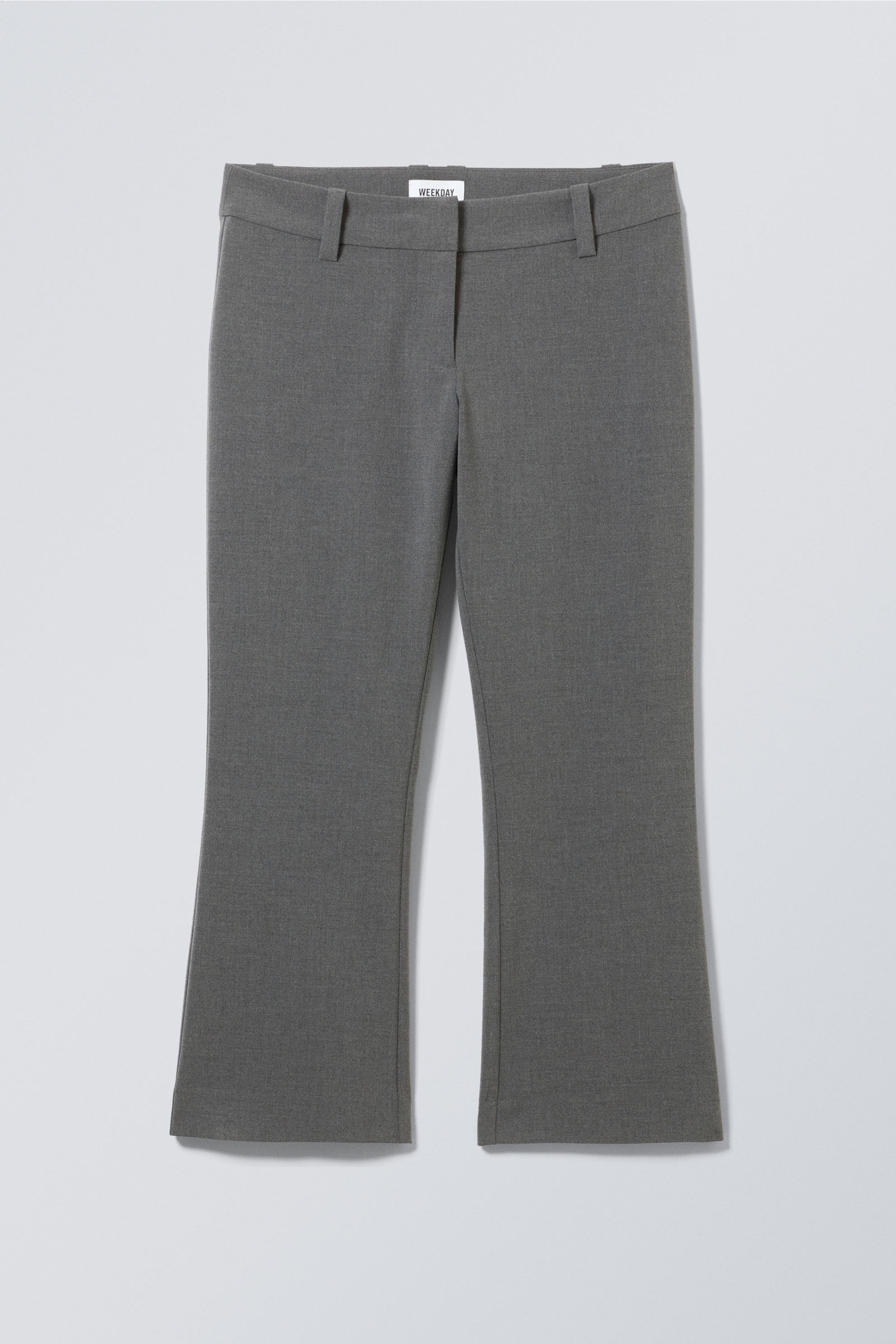 Dunkelgrau - Schmal geschnittene Caprihose - 1