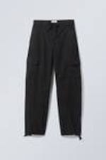 Black - Getty Cargo Trousers - 0