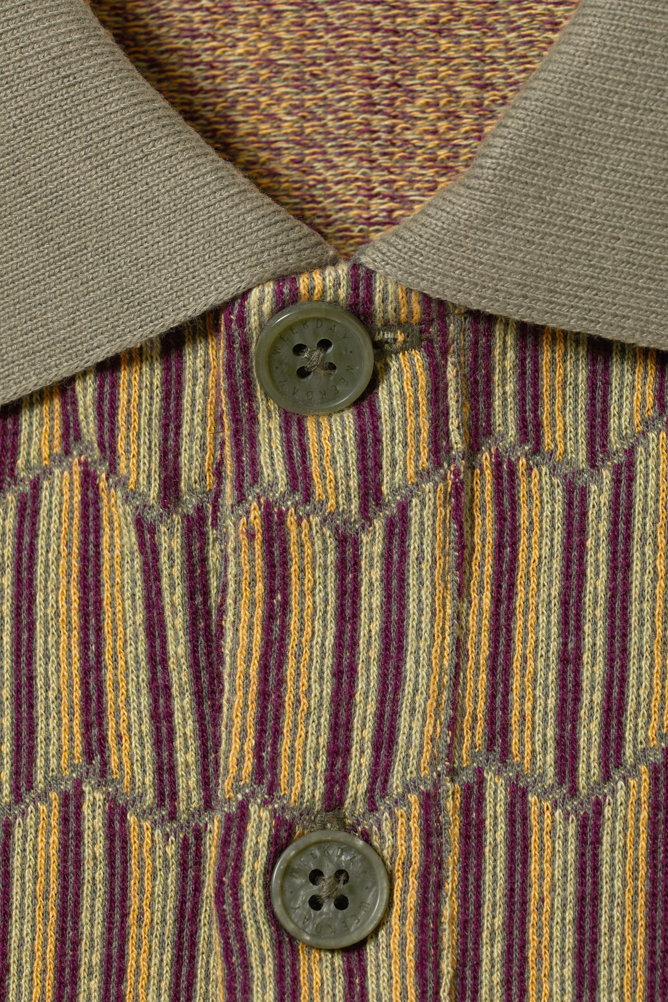 Mustard Khaki Pattern - Elliott Relaxed Shirt - 1