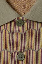 Mustard Khaki Pattern - Elliott Relaxed Shirt - 1