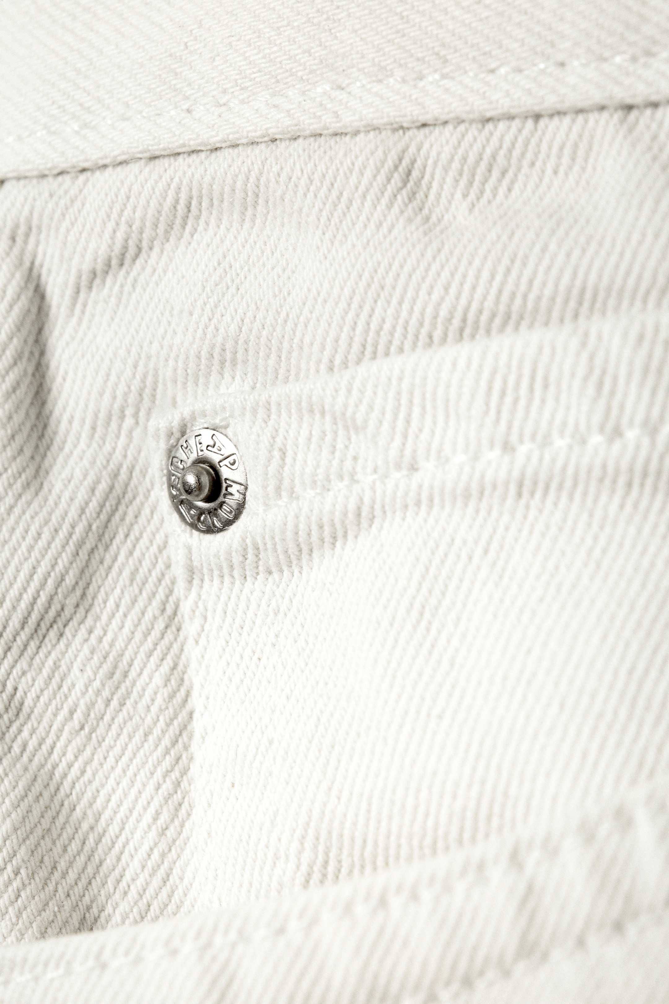 Visualizza immagine più grande: Jeans Looser a vita regular straight leg loose - Bianco con pieghe - Bianco - UOMO | H&M IT 6