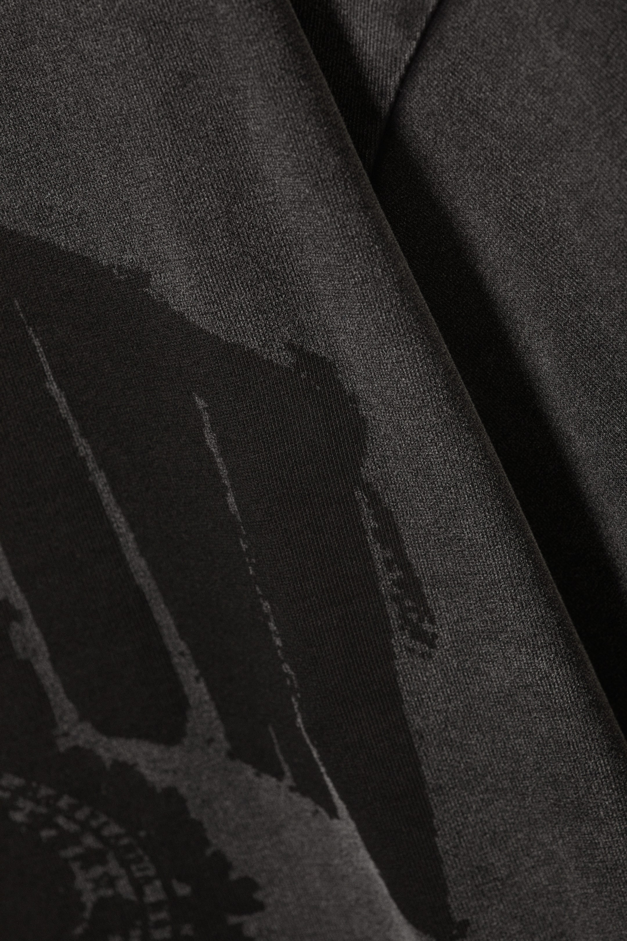 Tvättad svart - Stencil State - Boxig t-shirt med tryck - 1